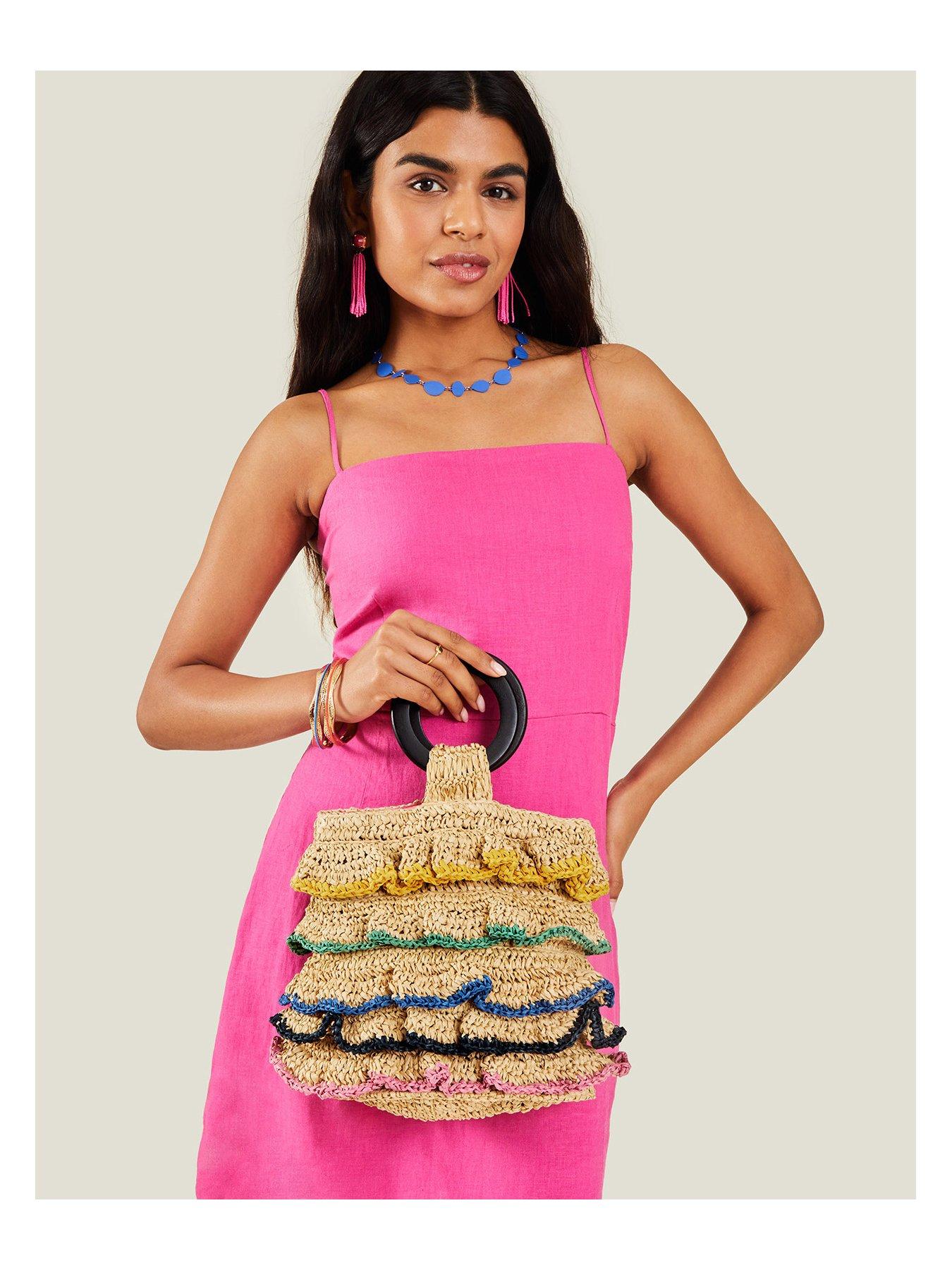 Image 2 of 4 of Accessorize Ruffle Handheld