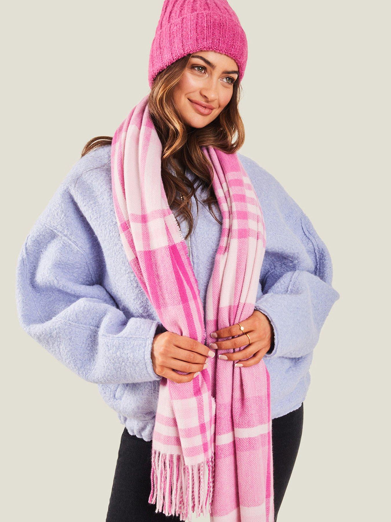 Image 2 of 3 of Accessorize Bianca Check Blanket Scarf