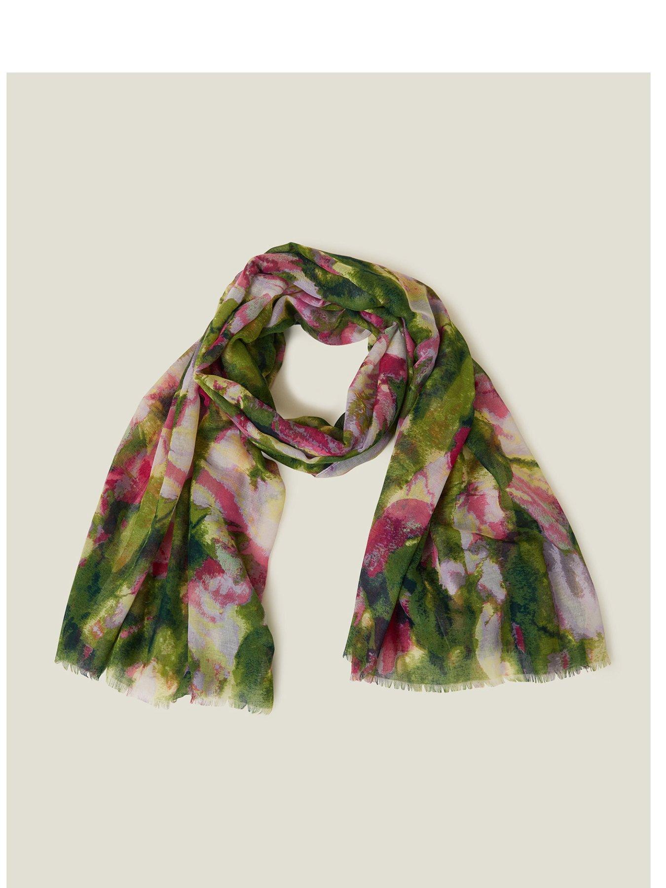 Image 1 of 3 of Accessorize Brush Meadow Scarf