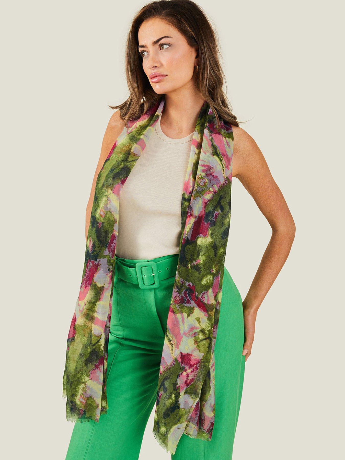 Image 2 of 3 of Accessorize Brush Meadow Scarf
