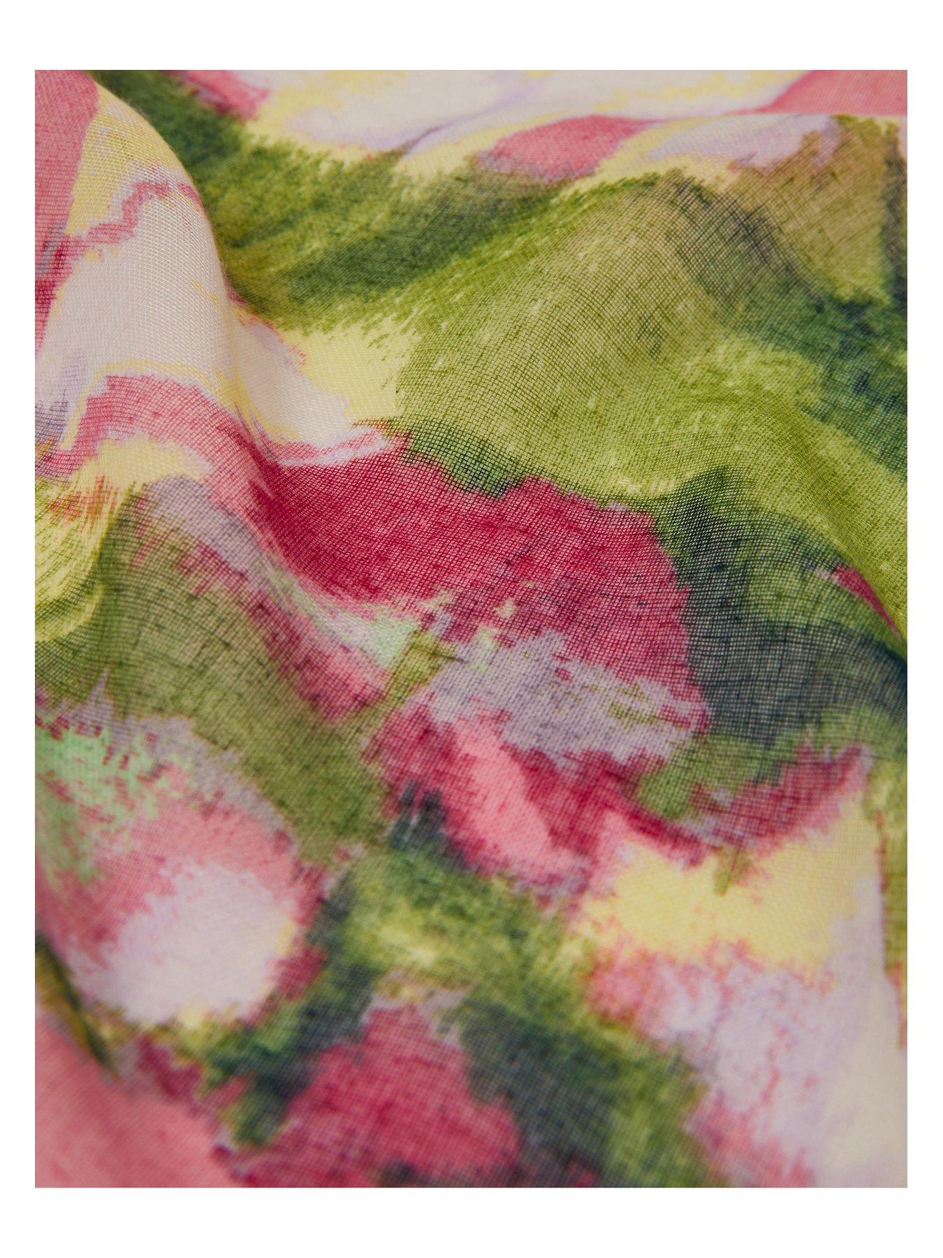 Image 3 of 3 of Accessorize Brush Meadow Scarf