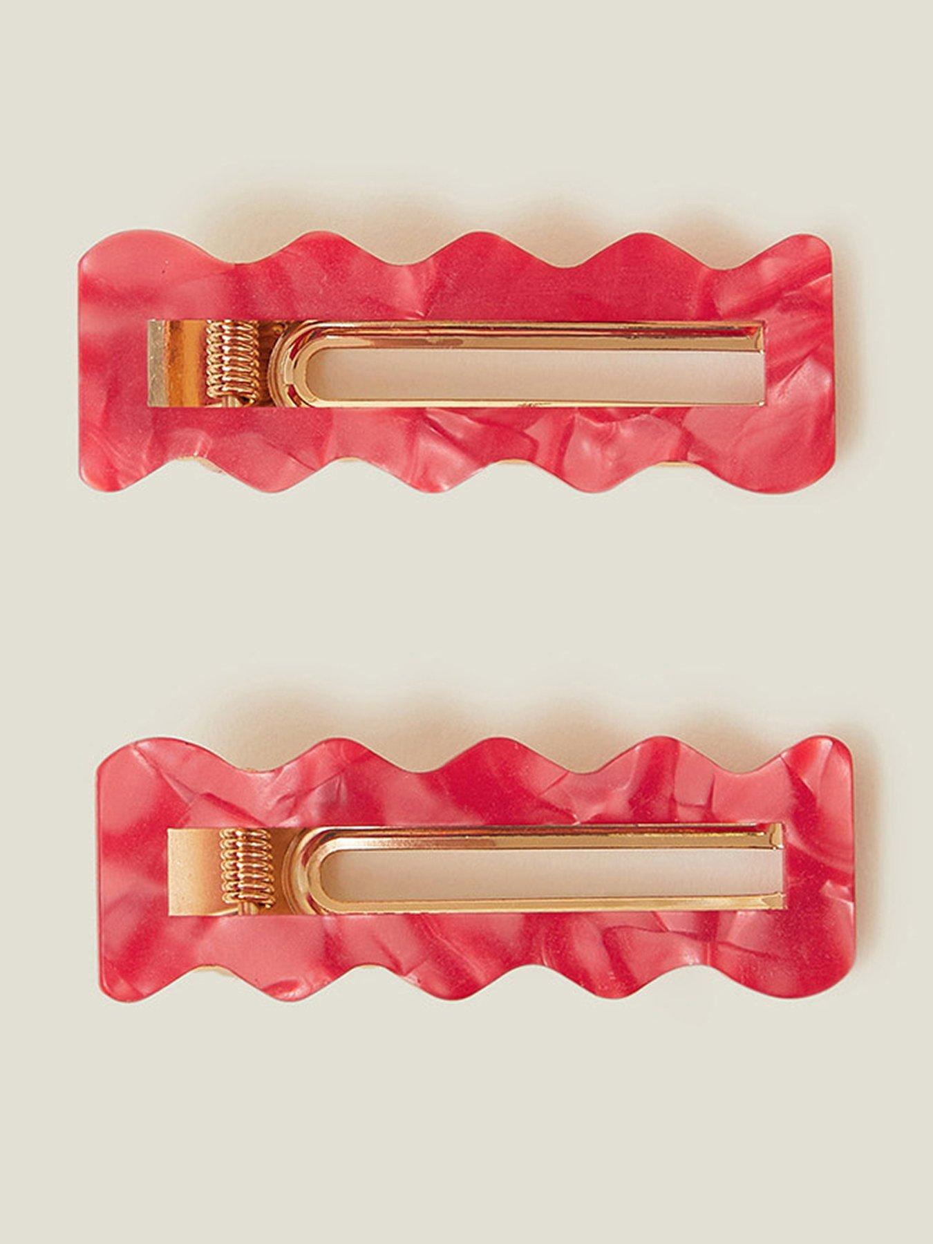 Image 1 of 3 of Accessorize 2 X Wavy Snap Clips