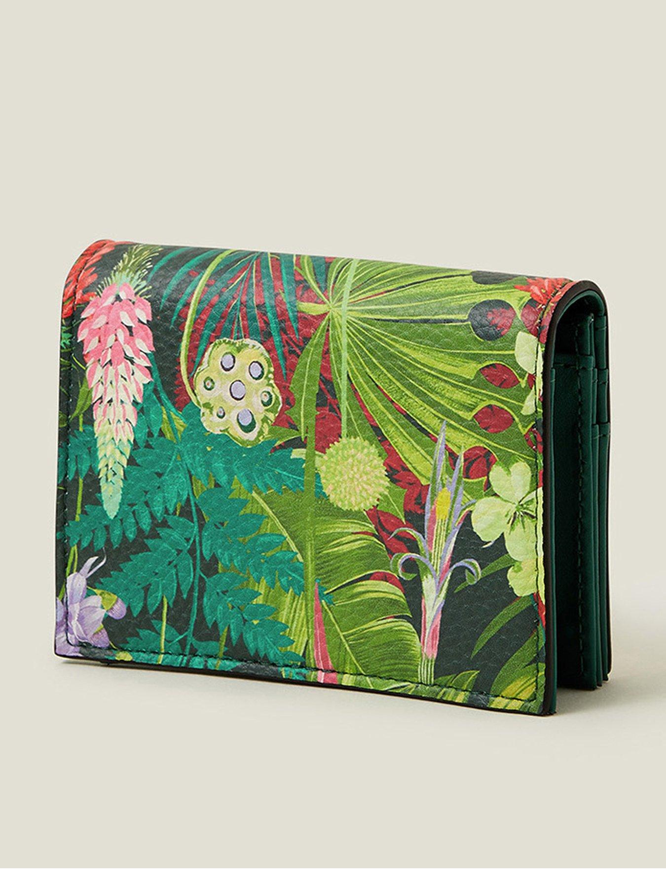 Image 2 of 3 of Accessorize Fold Over Print Purse