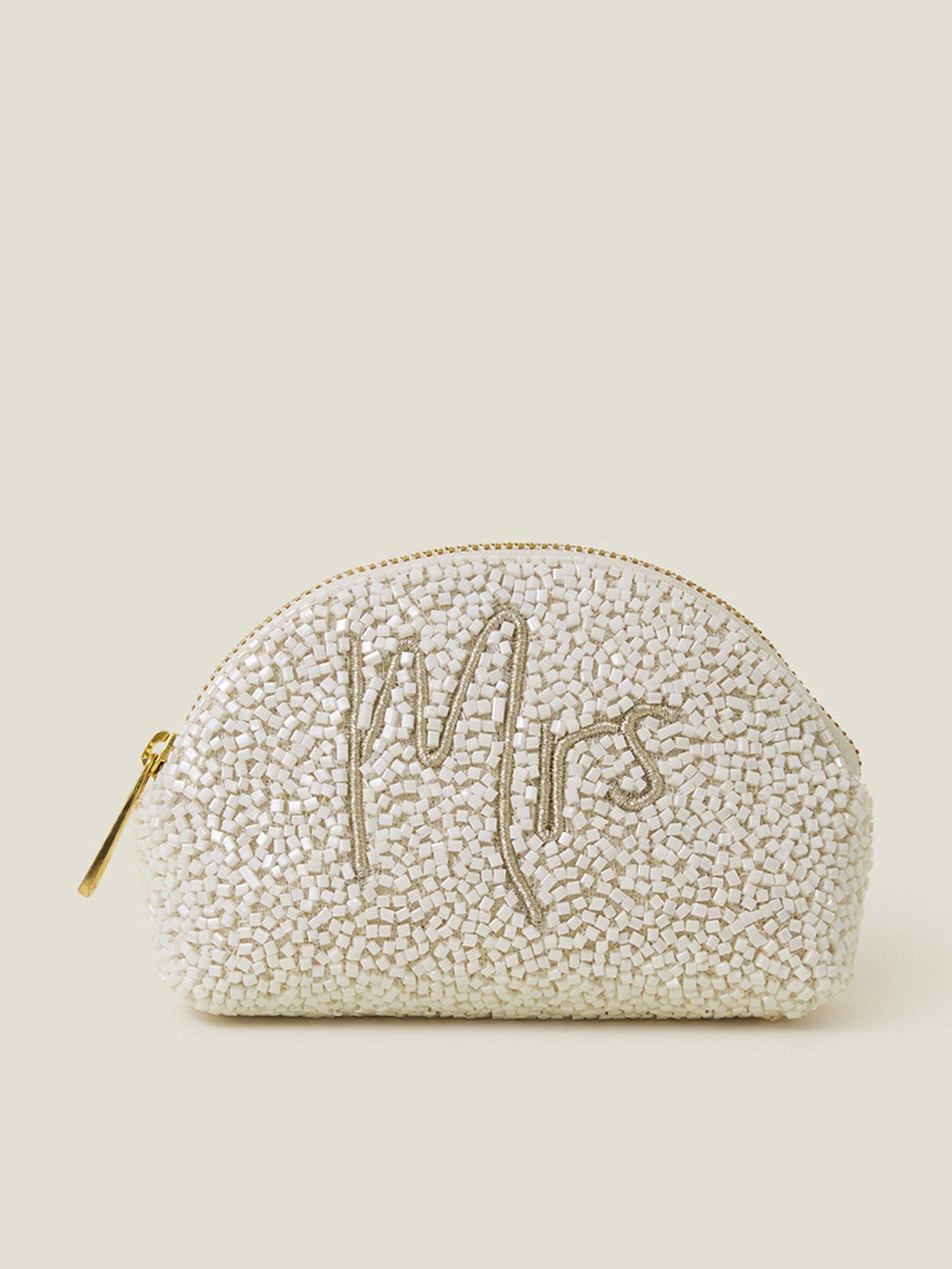 Accessorize Bridal Hand beaded Clutch Bag Very