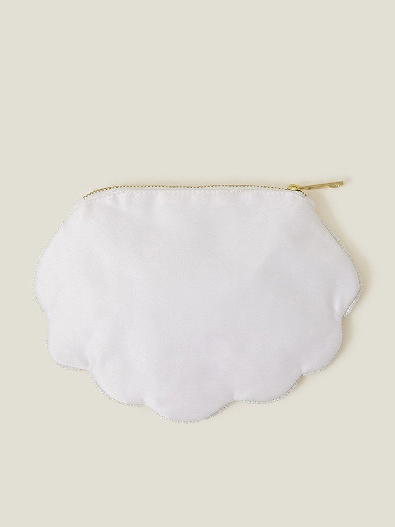 Image 3 of 4 of Accessorize Bridal Scallop Beaded Pouch