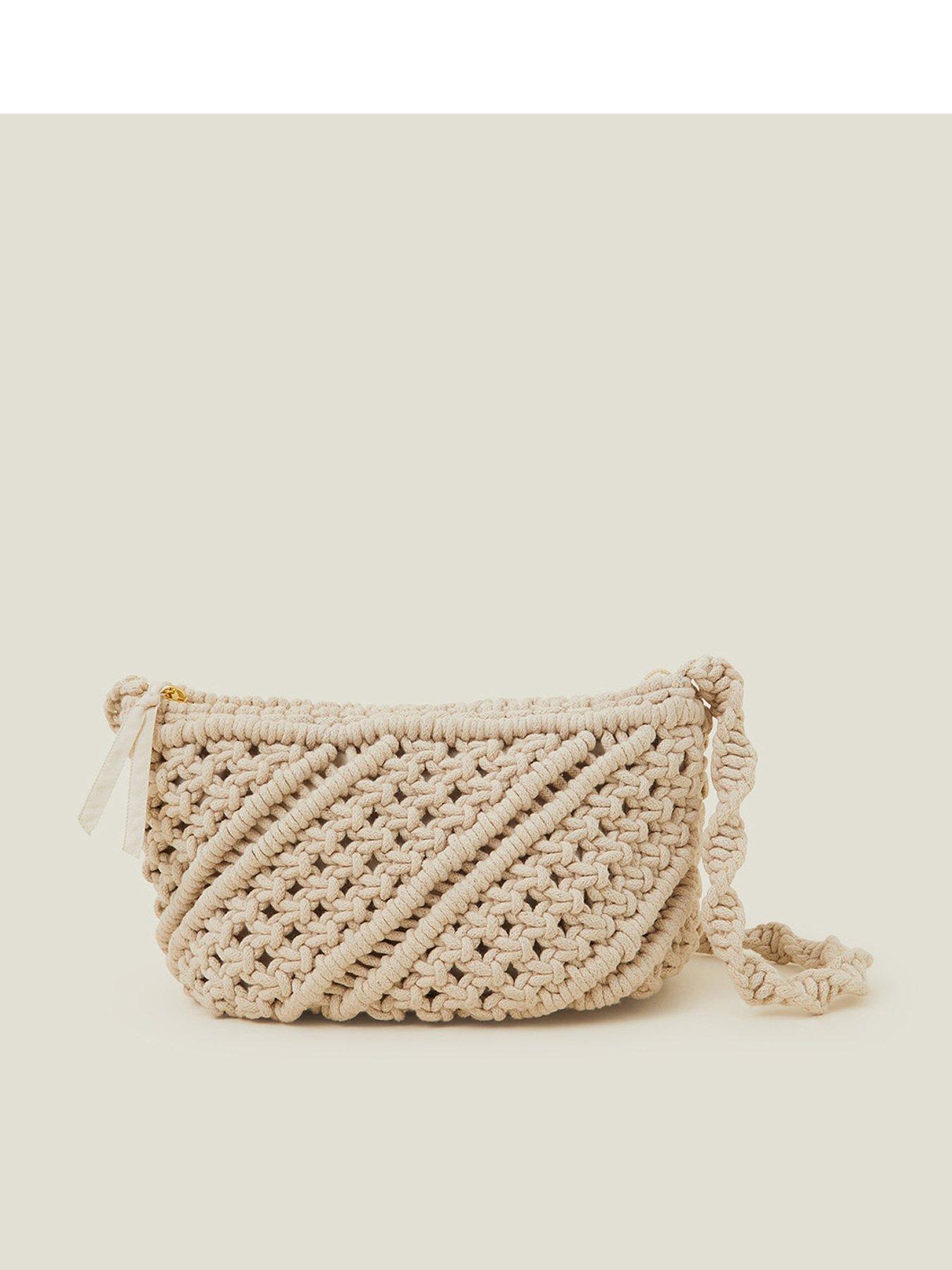 Image 1 of 4 of Accessorize Macrame Cross Body