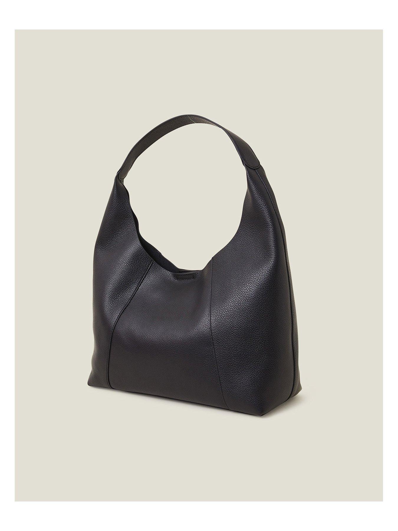 Image 3 of 4 of Accessorize Leather Black Shoulder