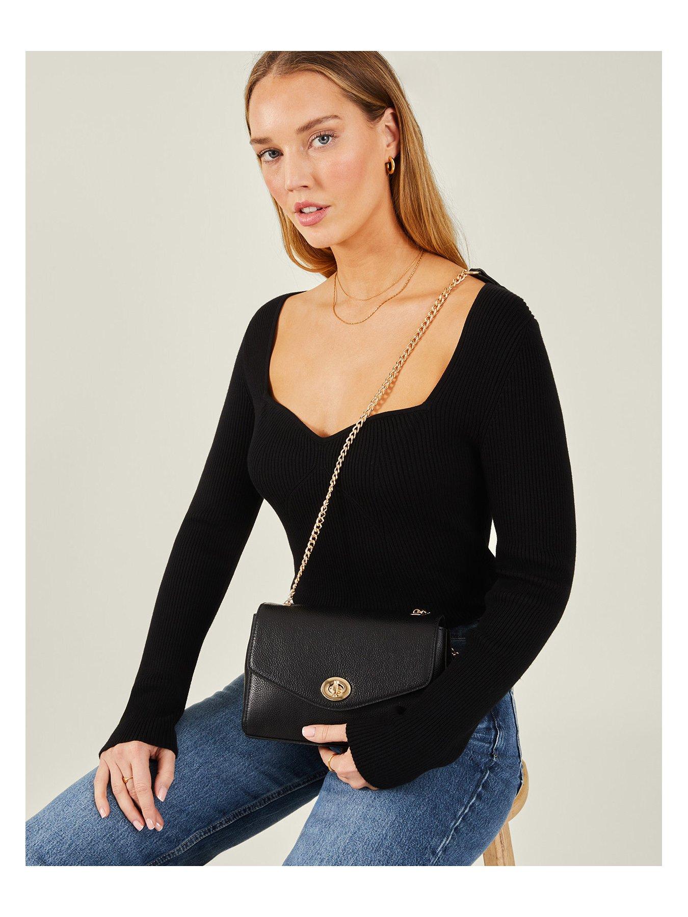 Image 2 of 4 of Accessorize Leather Chain Twistlock
