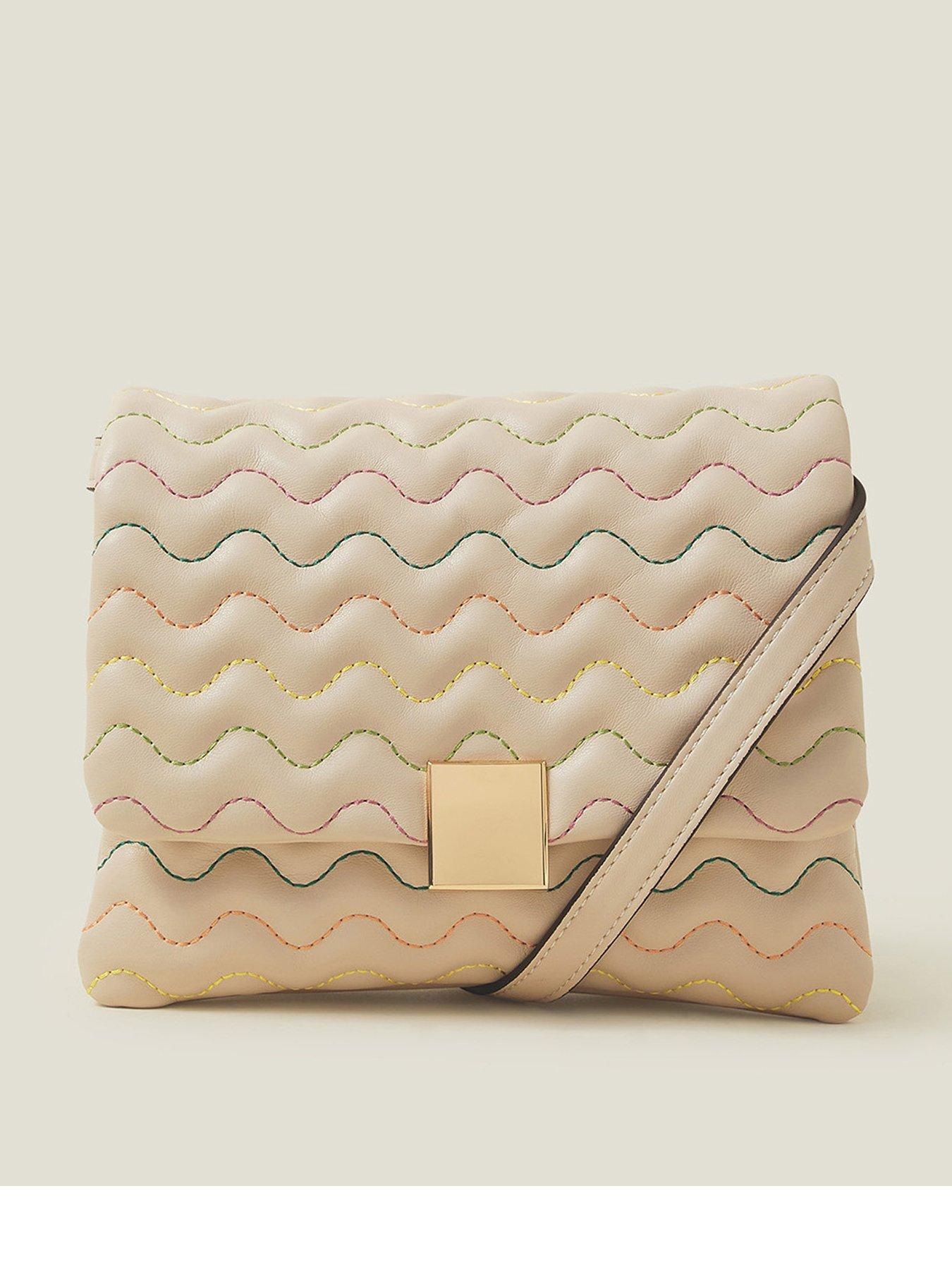 Image 1 of 4 of Accessorize Wiggle Stitch Cross Body