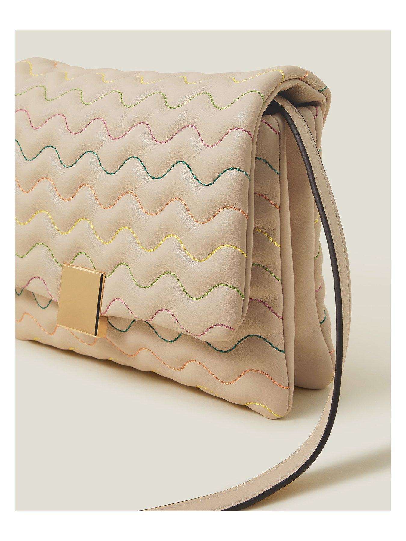 Image 4 of 4 of Accessorize Wiggle Stitch Cross Body