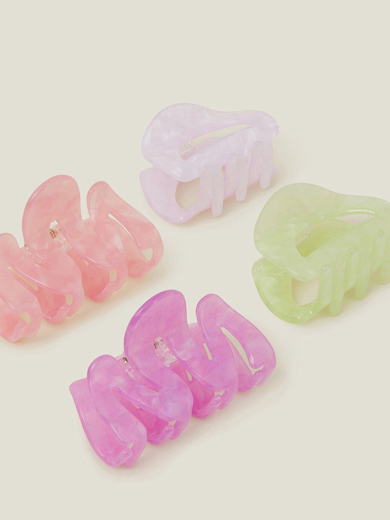 Image 3 of 3 of Accessorize 4 X Marble Claw Clips