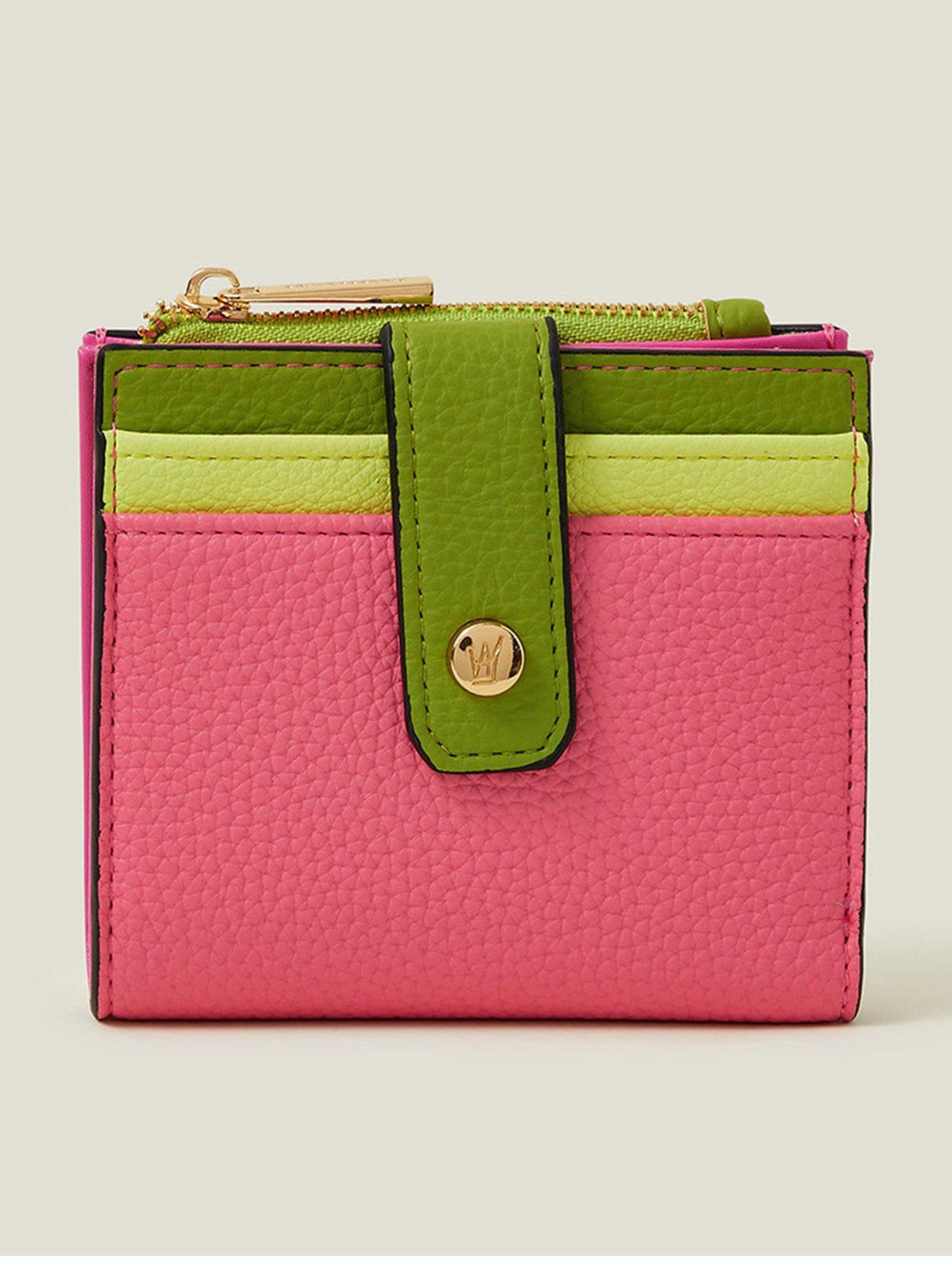 Image 1 of 3 of Accessorize Colourblock Ch Zip Purse