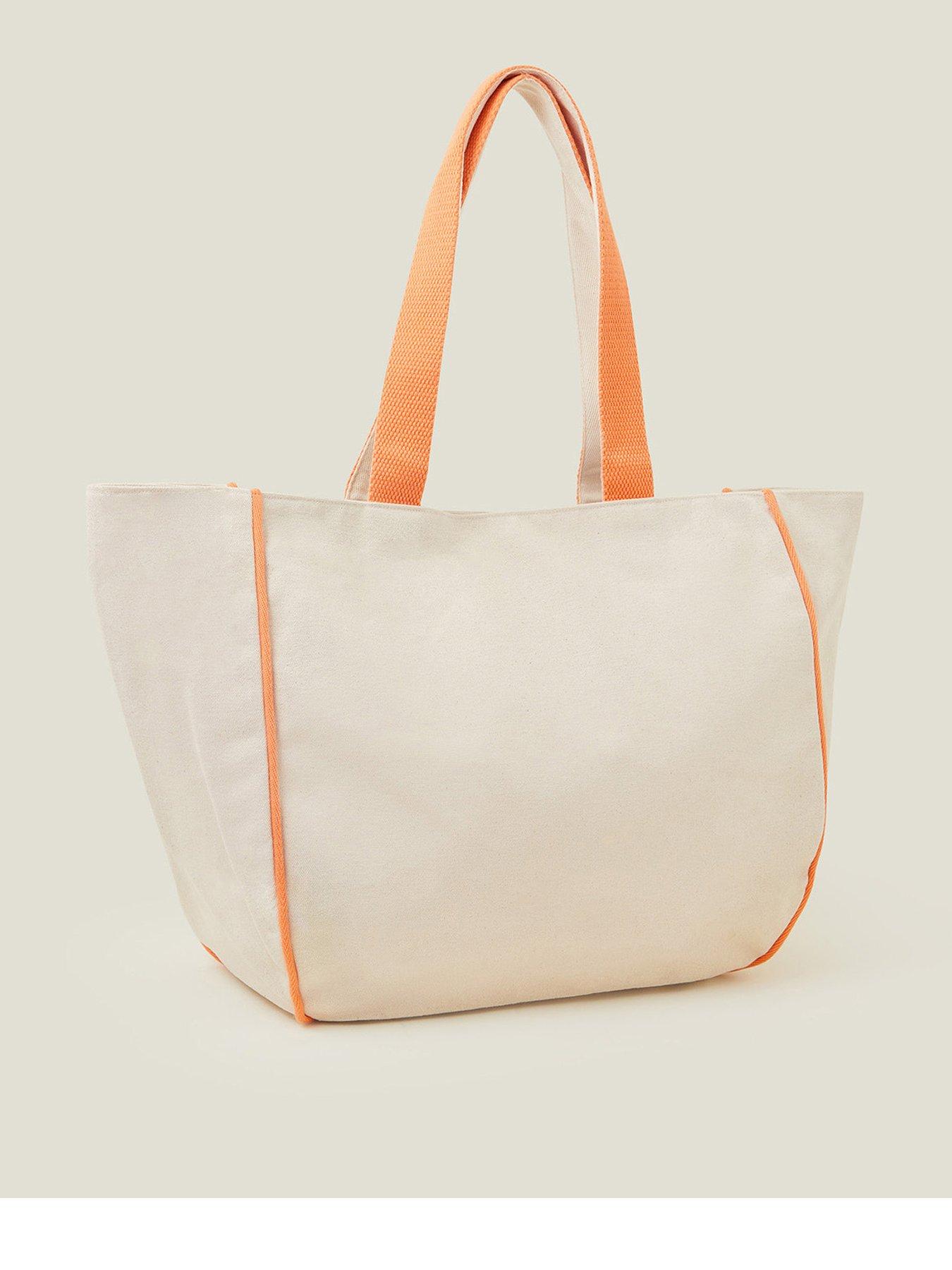 Accessorize Embroidered Natural Tote | Very.co.uk