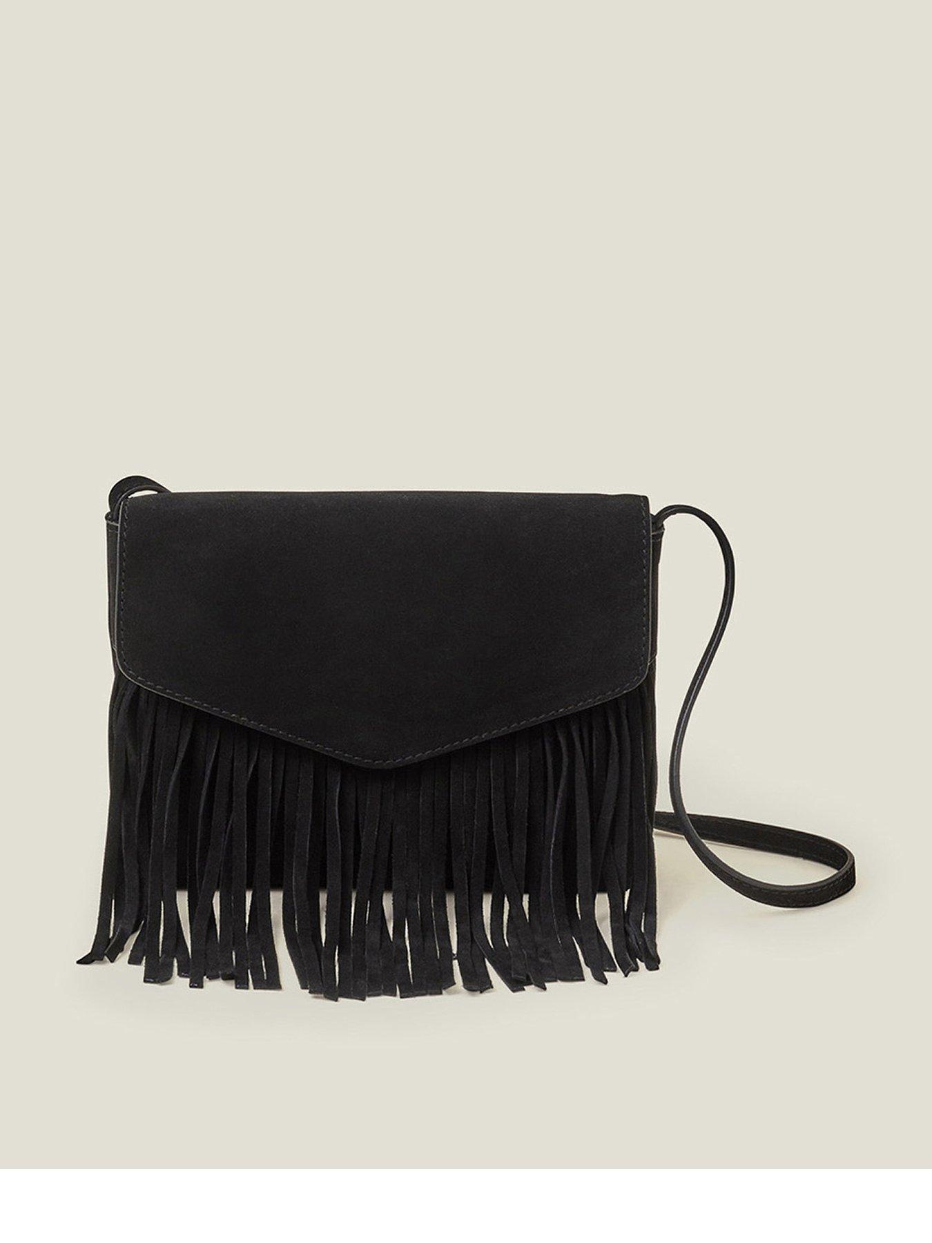 Chic Studded Fringe Crossbody