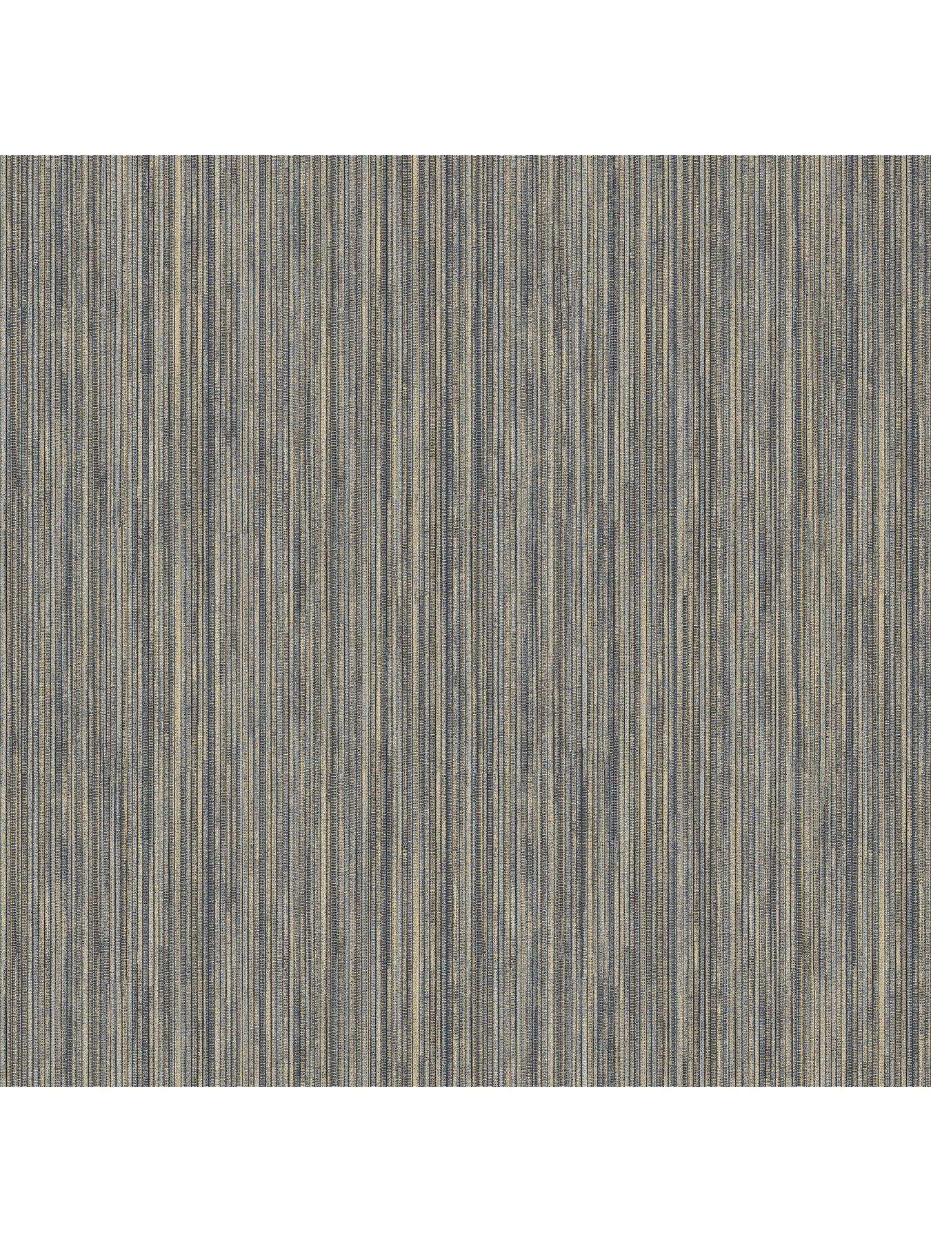 Image 5 of 5 of ARTHOUSE Japandi Grasscloth Navy Gold Wallpaper