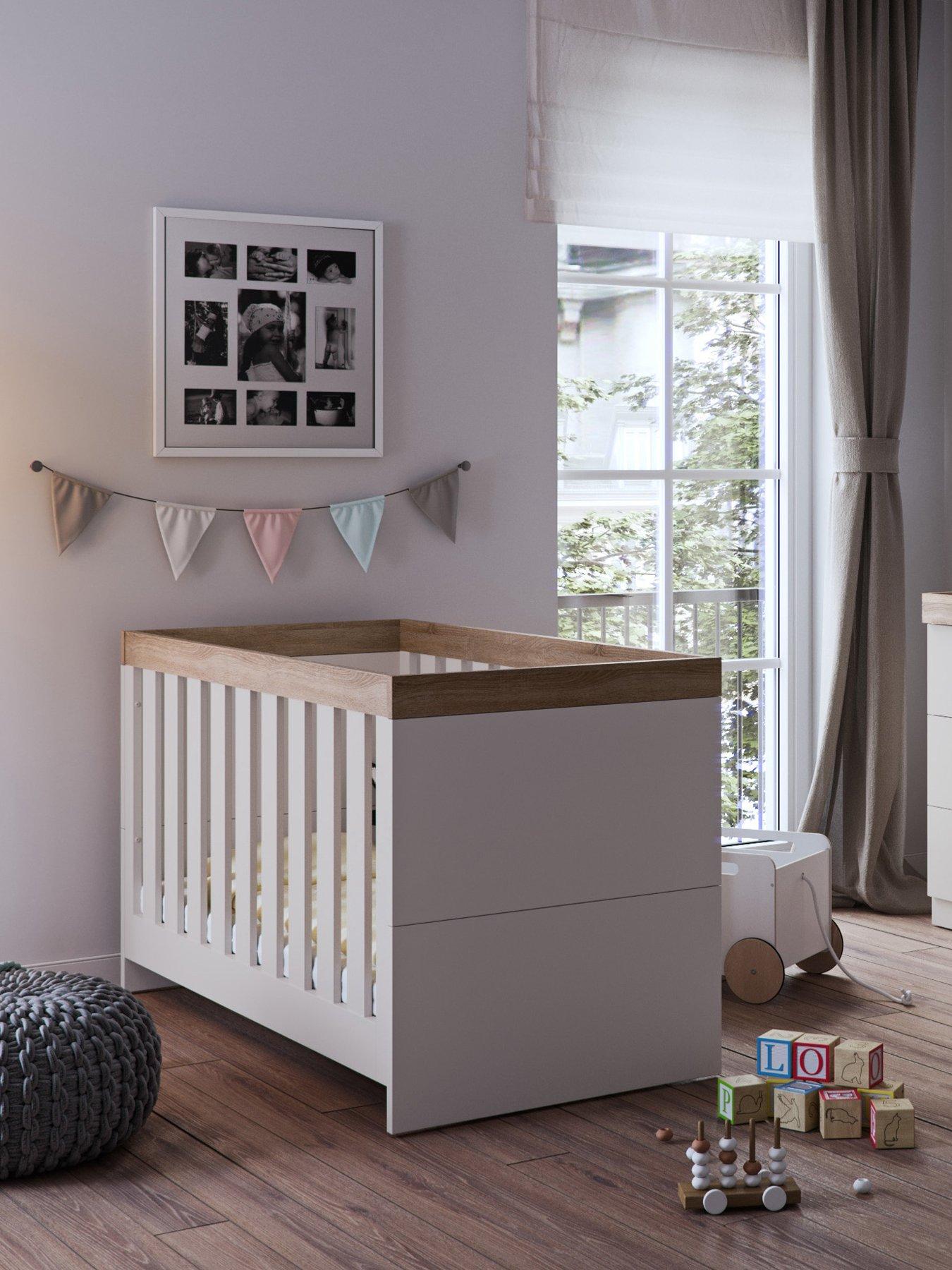 Little Acorns Burlington 2 Piece Furniture Set- Cashmere/Walnut