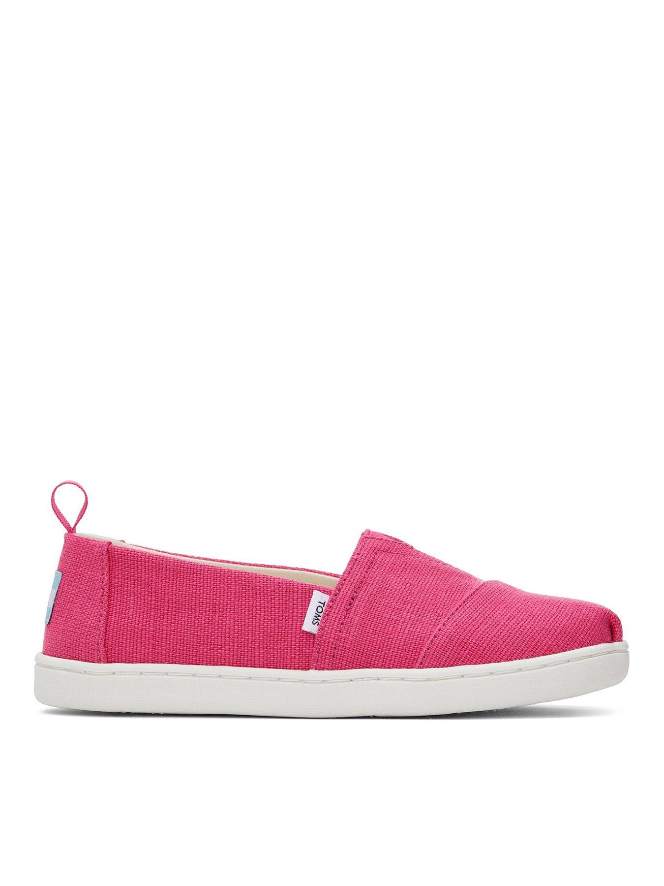 TOMS Fuchsia Alpargata Slip-on Espadrille | Very.co.uk