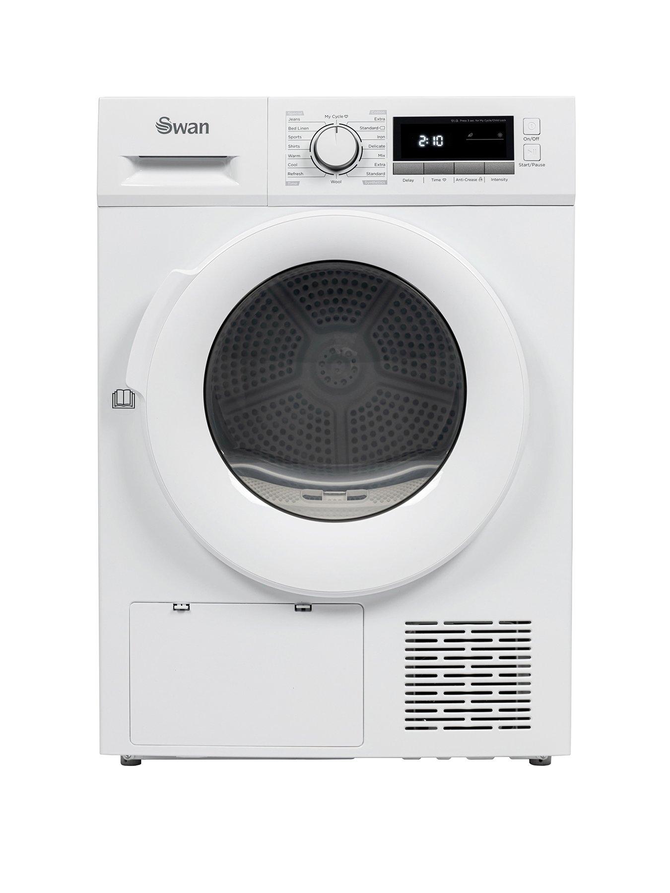 Swan STH75110W 8kg Load Heat Pump Tumble Dryer - White