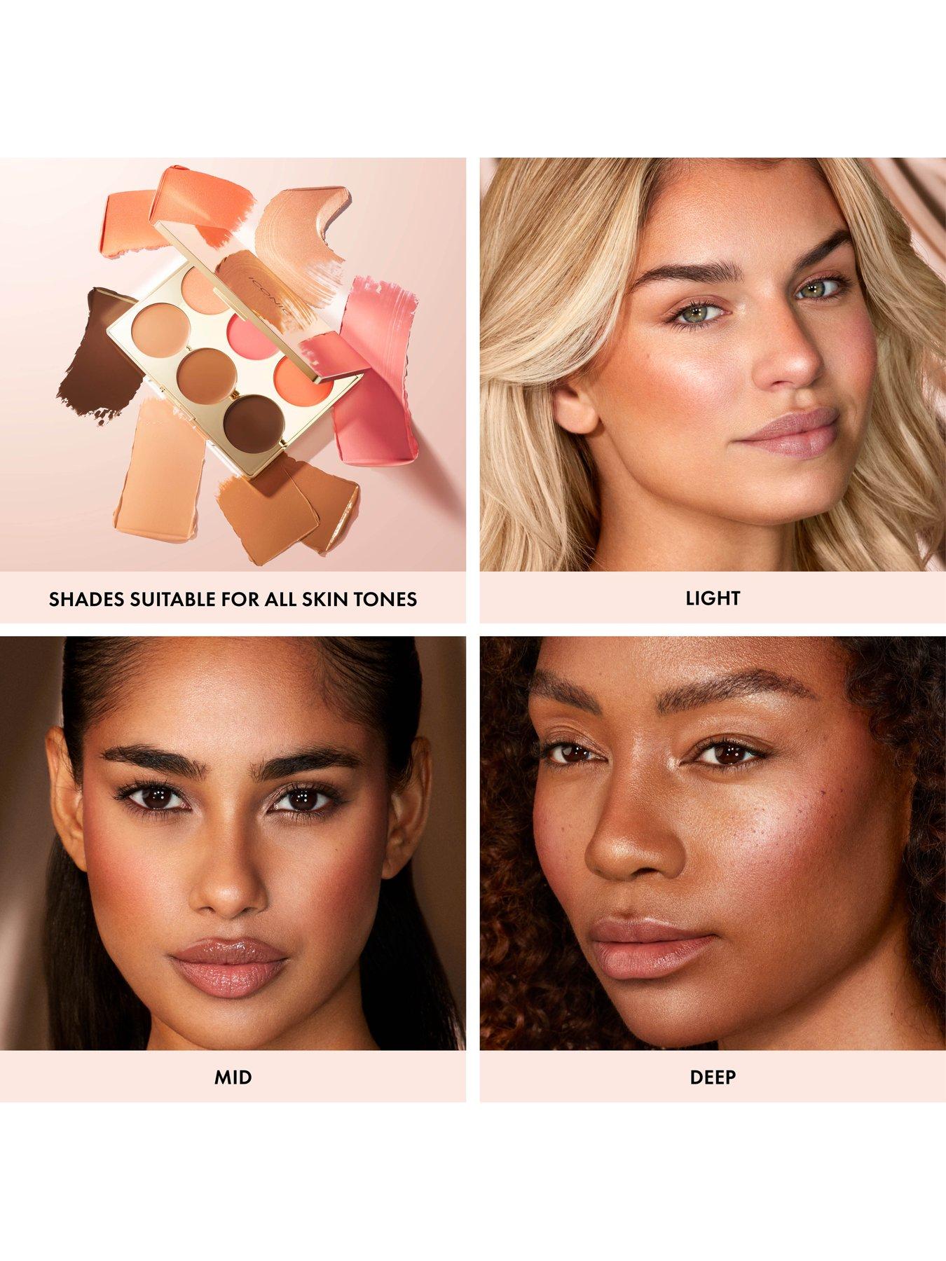 Image 4 of 8 of Iconic London Multi-Use Cream Blush, Bronze and Highlight Palette