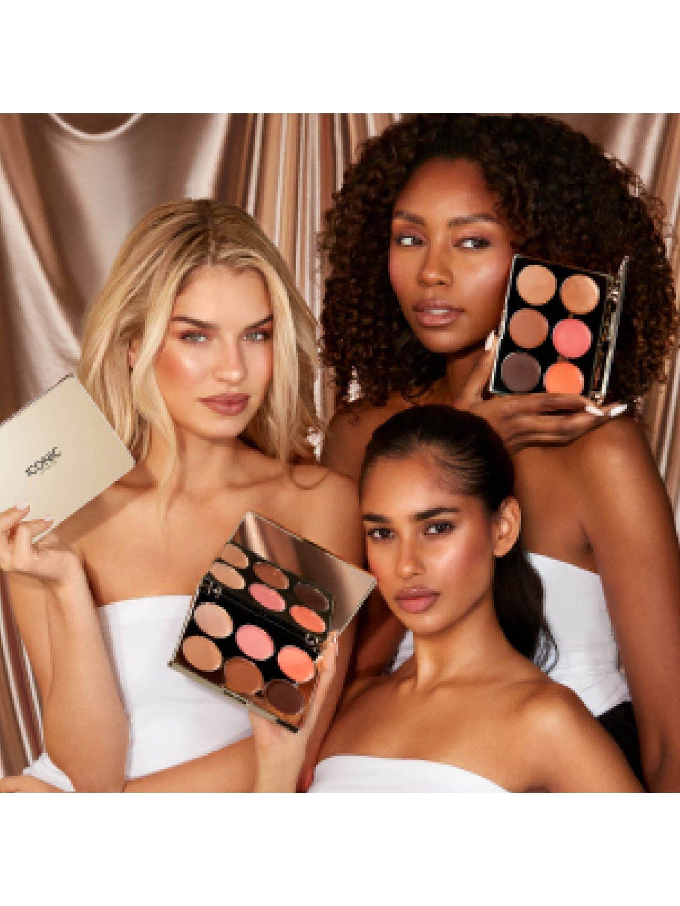 Image 5 of 8 of Iconic London Multi-Use Cream Blush, Bronze and Highlight Palette
