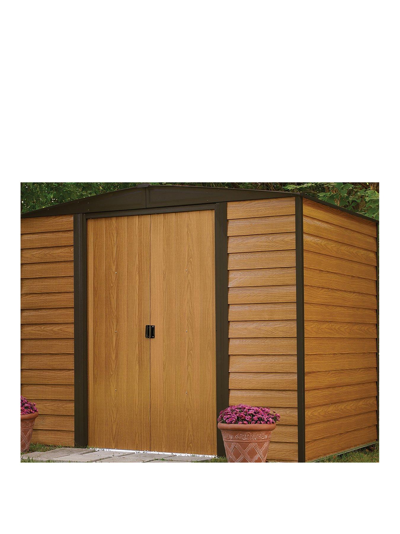 Rowlinson 8X6 Woodvale Metal Apex Shed