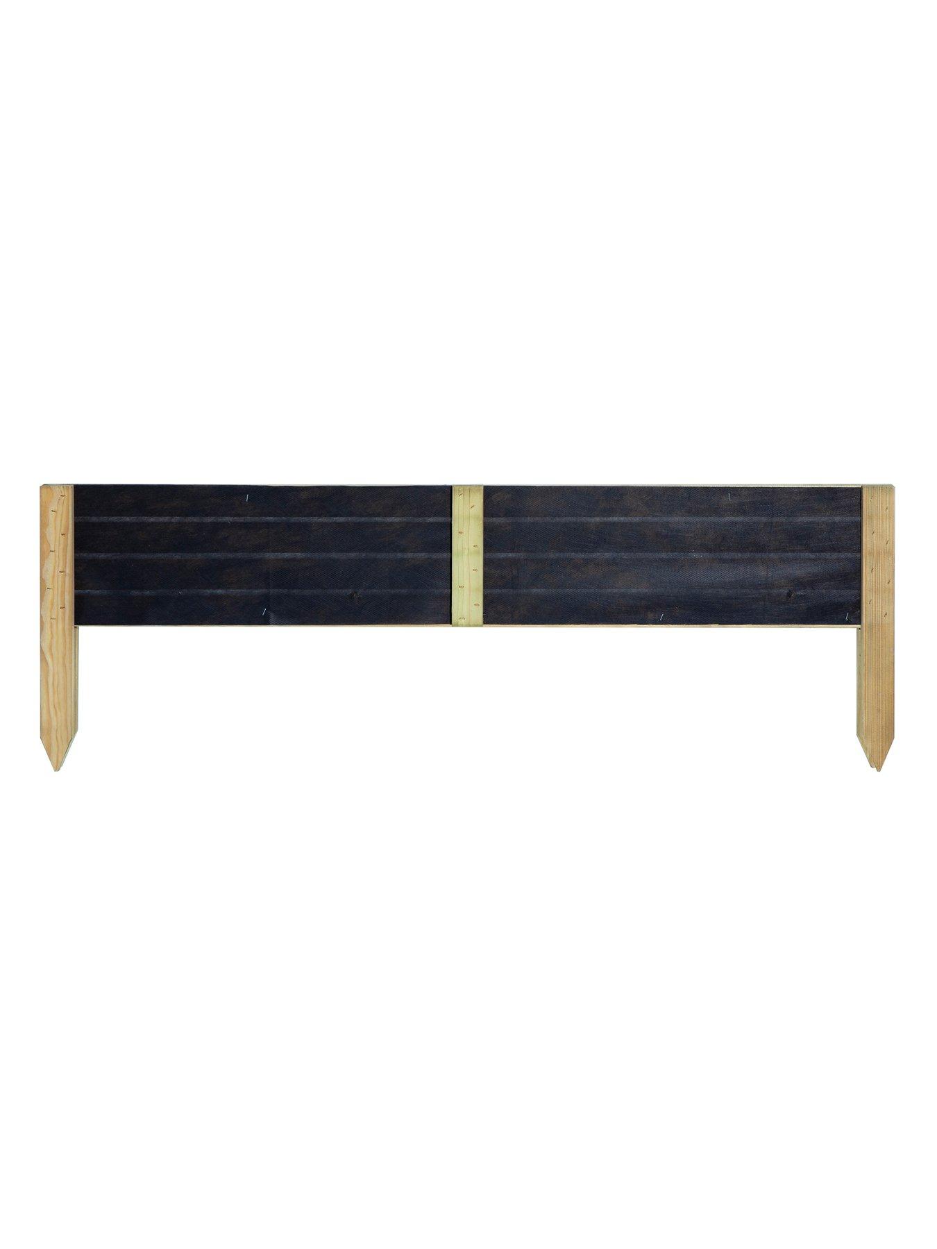 Image 5 of 5 of Rowlinson 8" Ledbury Slat Edging (Pack of 4)