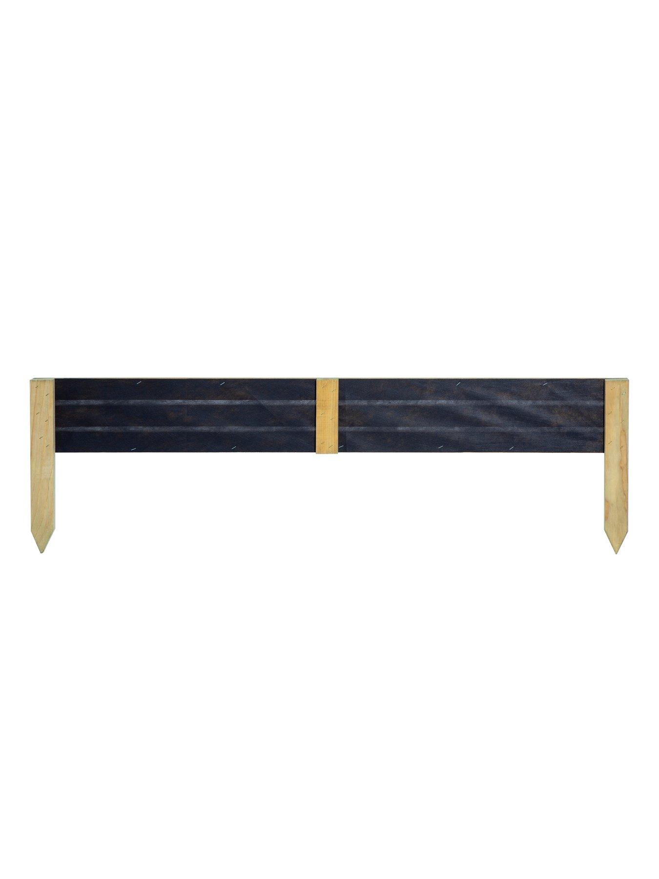 Image 4 of 4 of Rowlinson 6" Ledbury Slat Edging (Pack of 2)