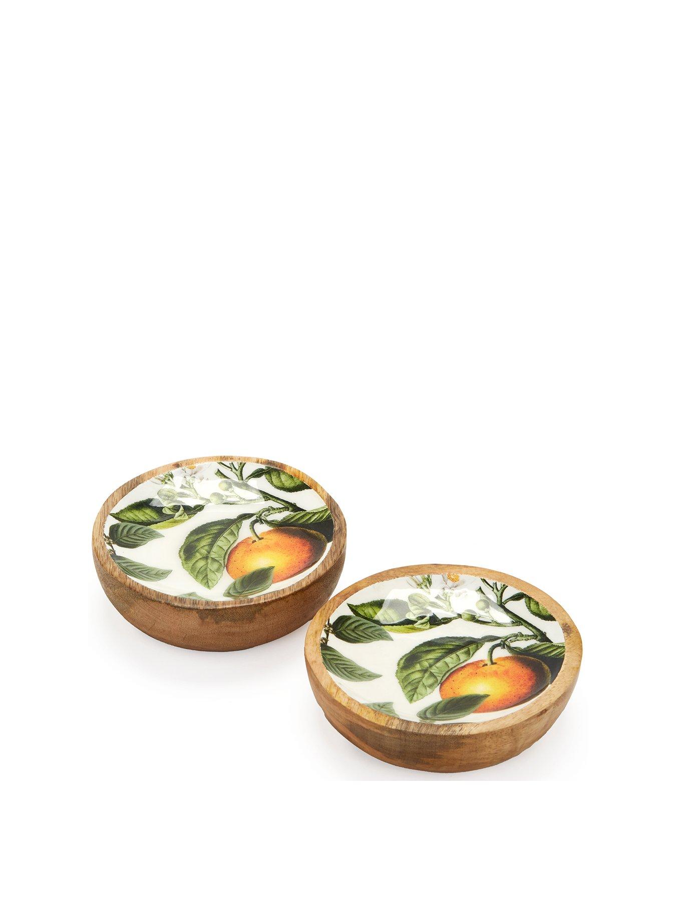 Image 2 of 3 of Very Home Orange Blossom Set Of 2 Dishes