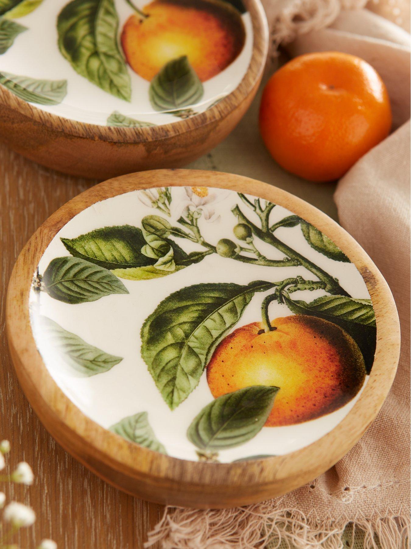 Image 3 of 3 of Very Home Orange Blossom Set Of 2 Dishes