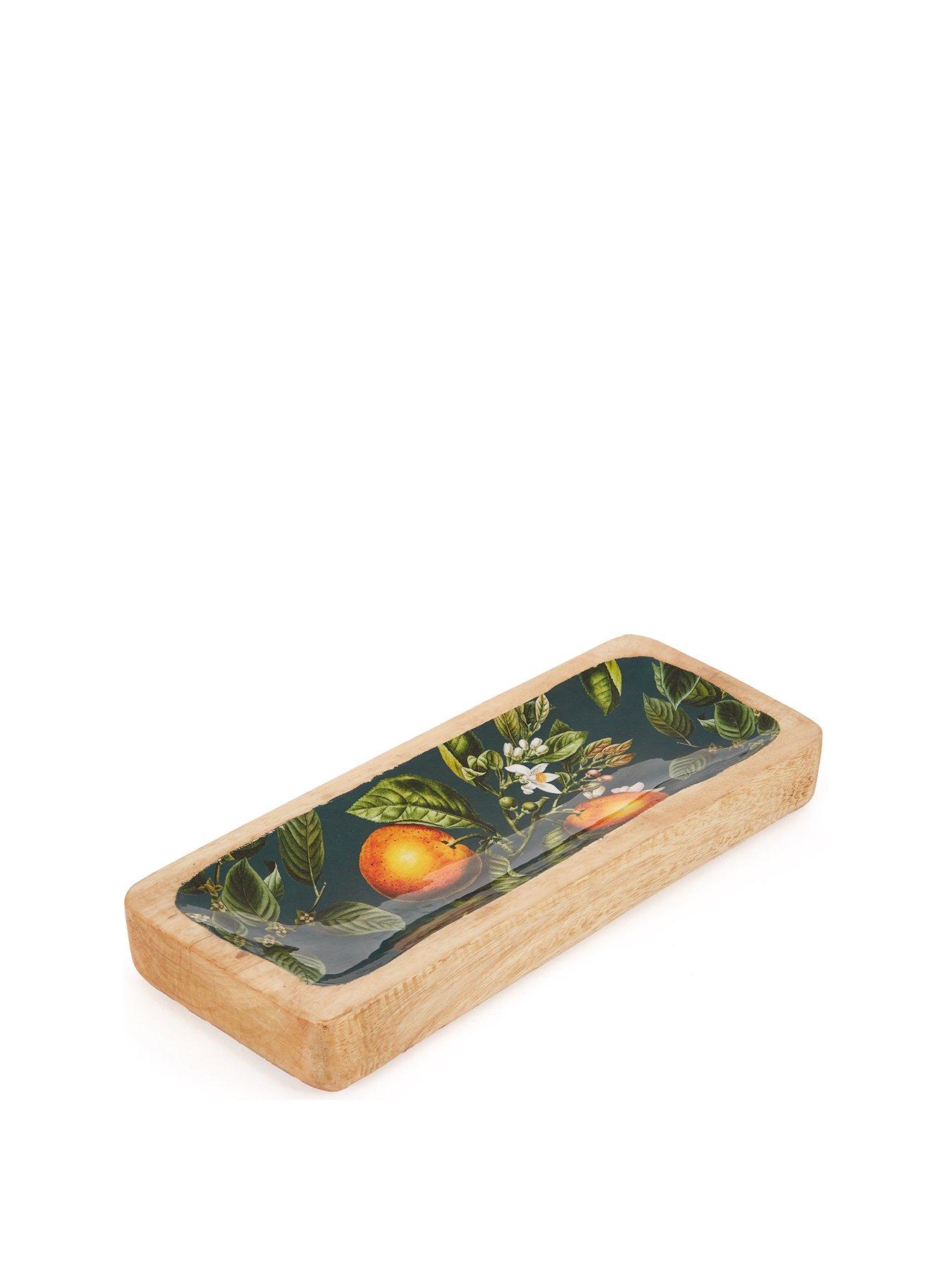 Image 2 of 3 of Very Home Orange Blossom 30.5 cm Mango Wood Serving Dish