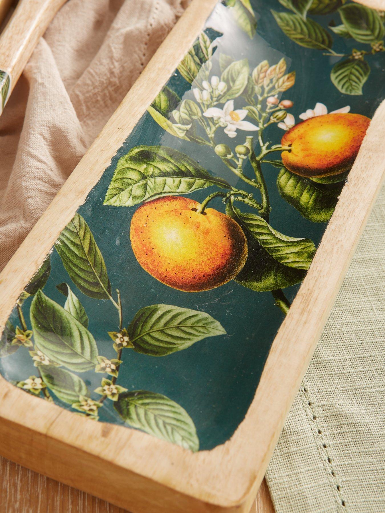 Image 3 of 3 of Very Home Orange Blossom 30.5 cm Mango Wood Serving Dish