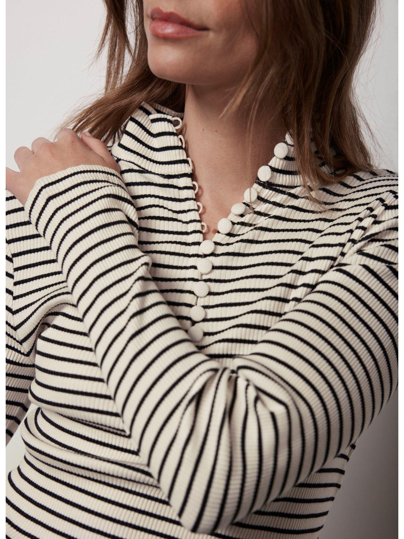 Mint velvet best sale striped top