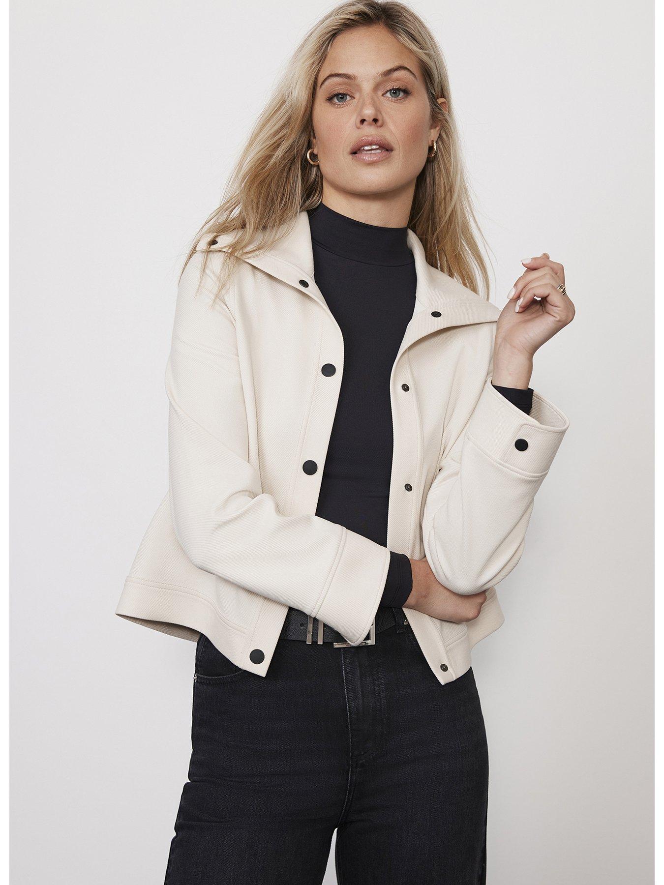 Mint velvet white on sale jacket