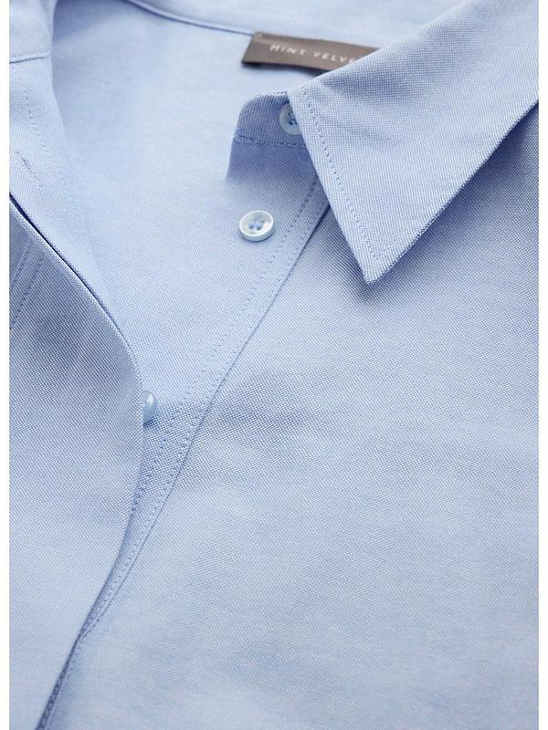 Mint Velvet Blue Oversized Oxford Shirt | Very.co.uk