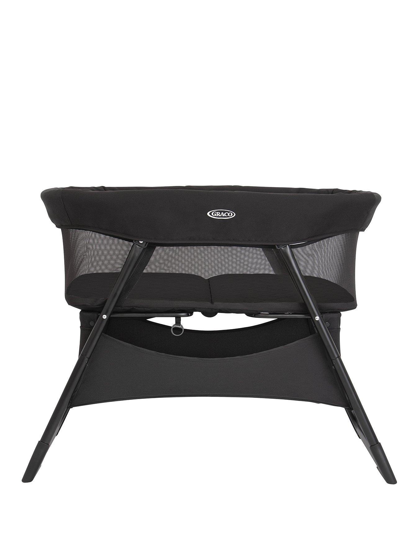 Image 3 of 8 of Graco Side-by-Side Bedside Bassinet - Night Sky