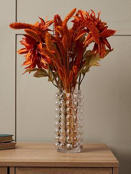 Product photograph of Very Home Bobble Glass Vase 10cm from very.co.uk