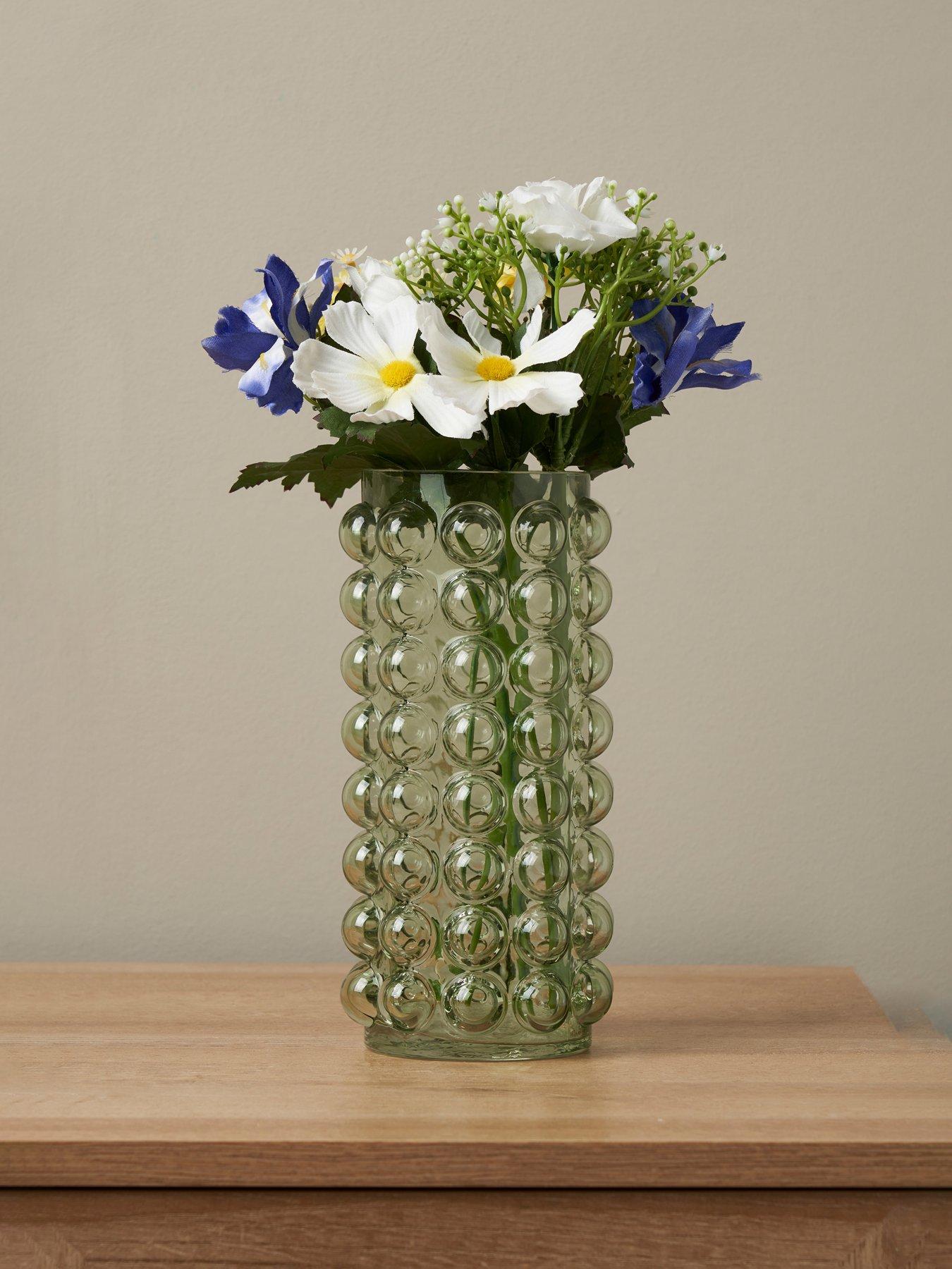 Product photograph of Very Home Bobble Glass Vase 10cm from very.co.uk