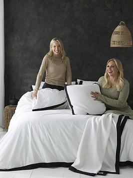 Product photograph of Style Sisters Textured Cotton Duvet Cover Set from very.co.uk