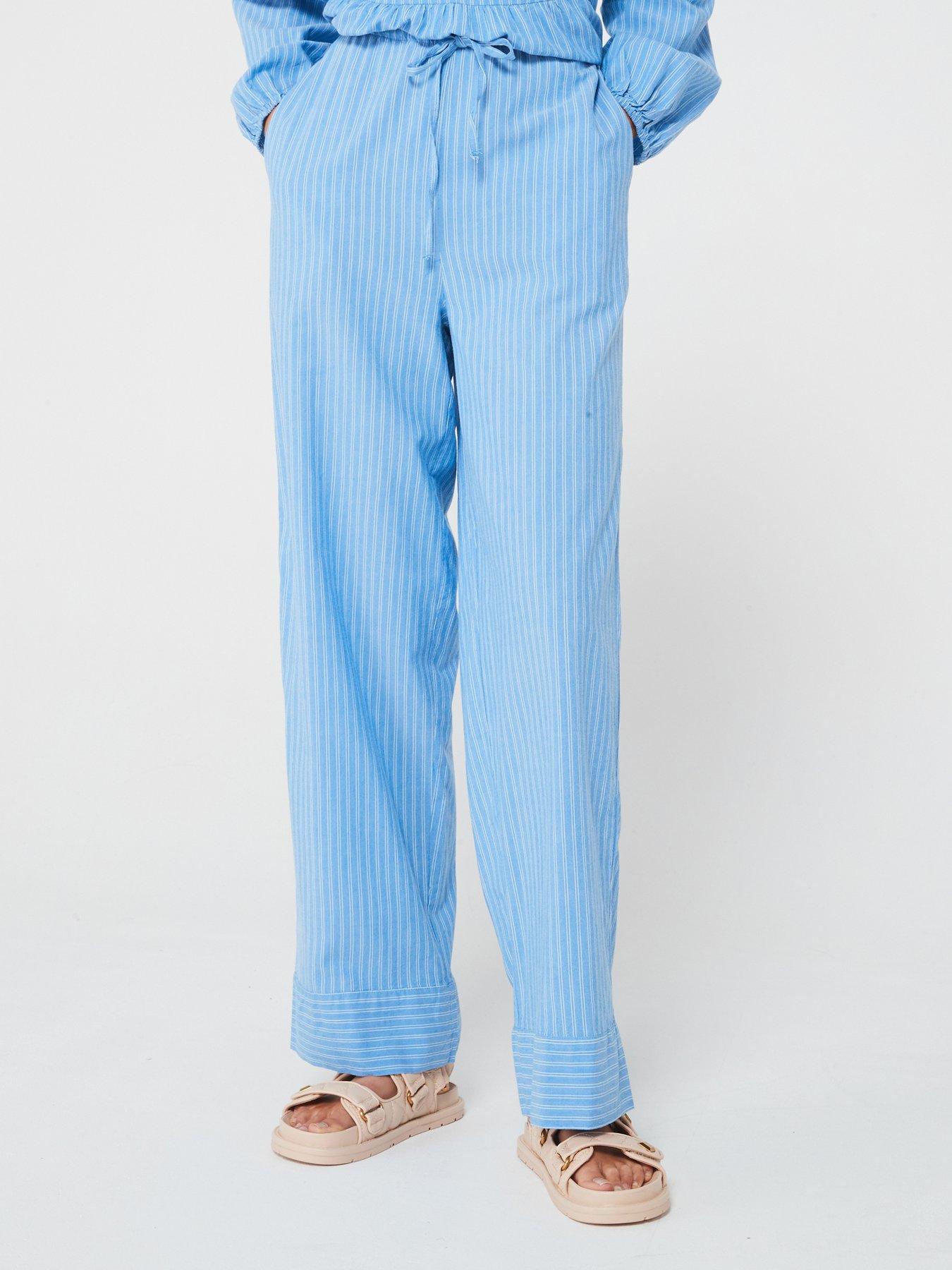 Vero Moda Loose Fitting Wide Leg Co-Ord Trousers - Blue