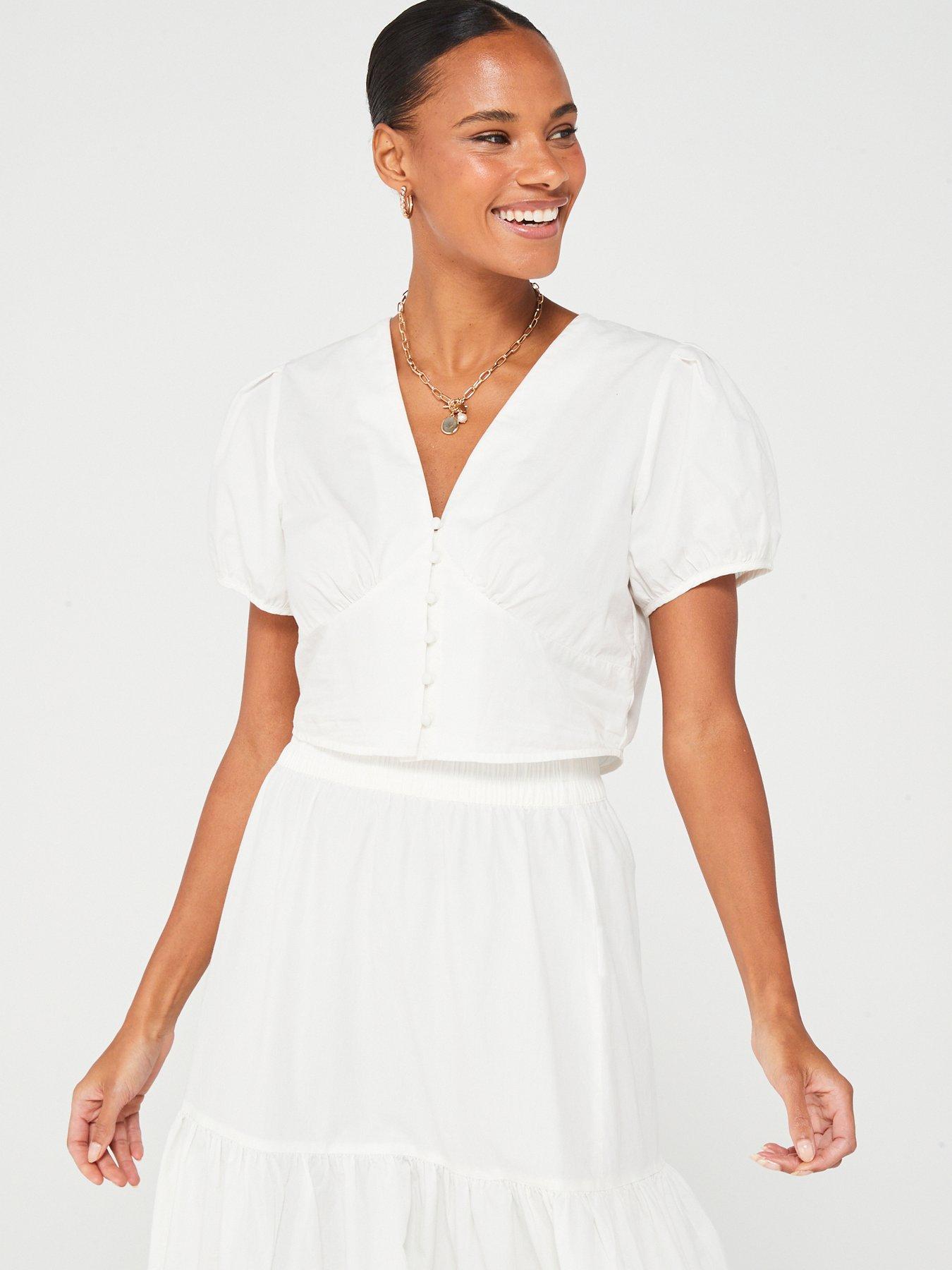 vero-moda-short-sleeve-crop-blouse-white