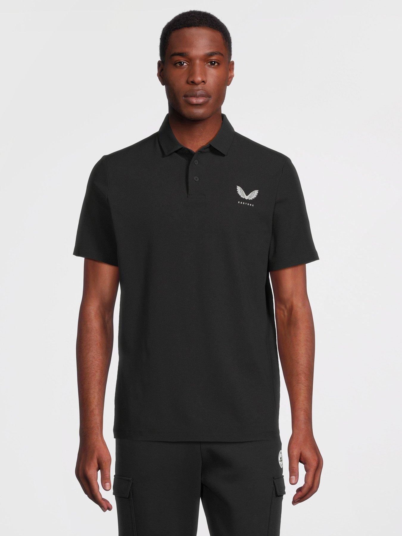 undefined Mens Golf Essentialpolo - Black