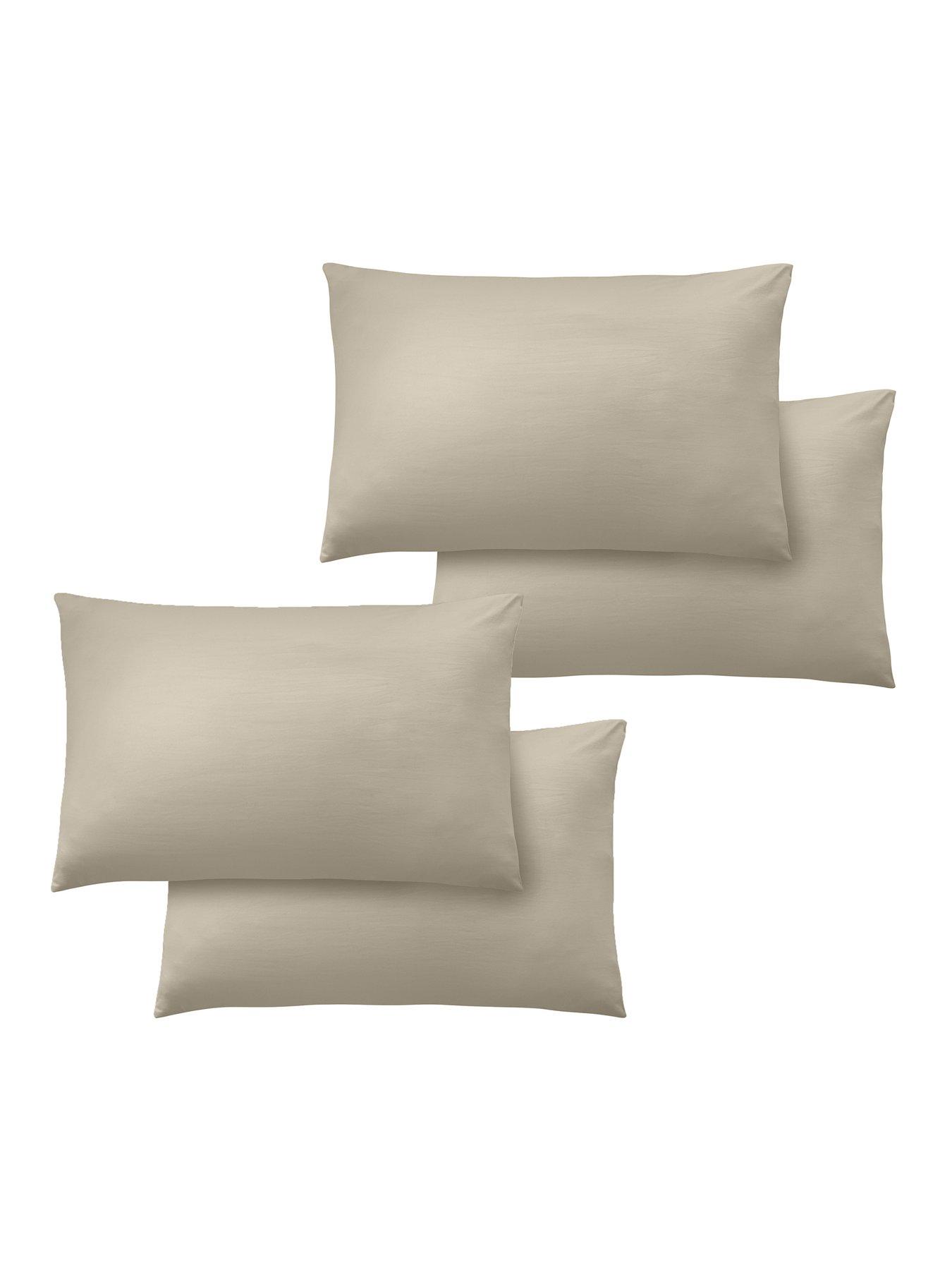 Catherine Lansfield So Soft Set of 4 No Iron Standard Pillowcases