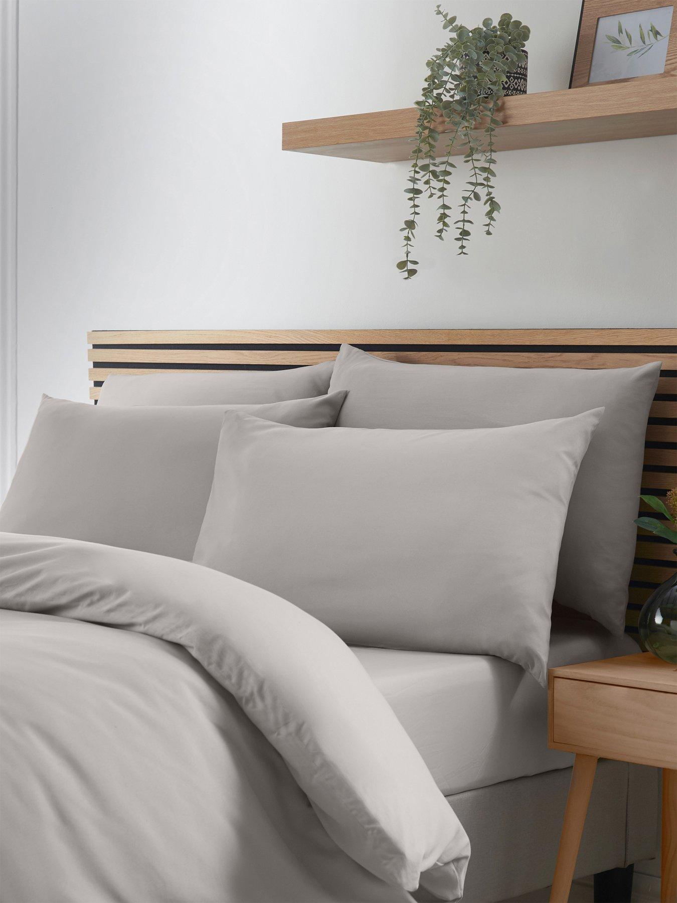 Product photograph of Catherine Lansfield So Soft Set Of 4 Easy Iron Standard Pillowcases from very.co.uk