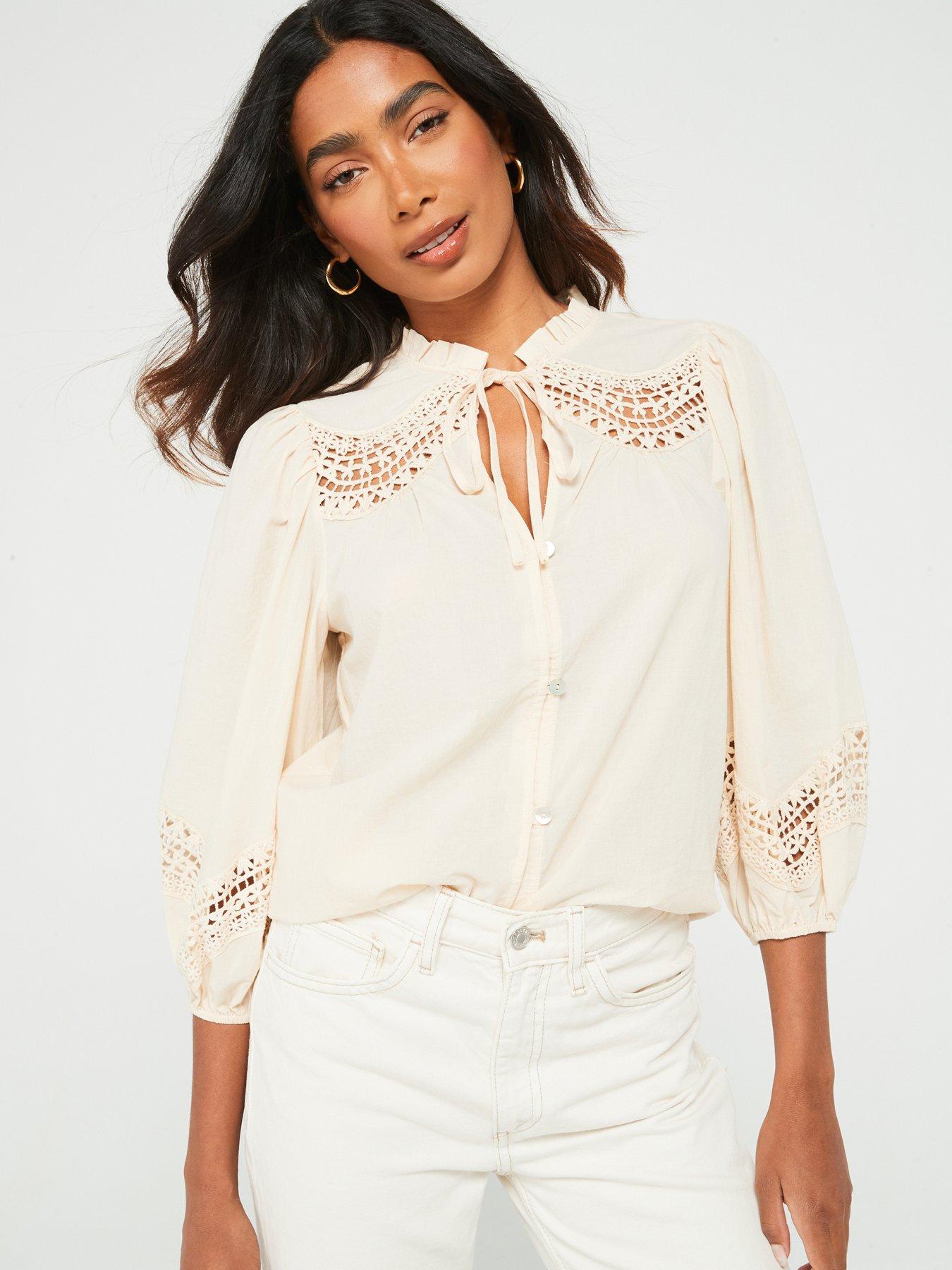 Cream Amour Blouse