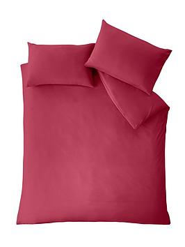Product photograph of Catherine Lansfield So Soft Easy Iron Duvet Cover Set from very.co.uk