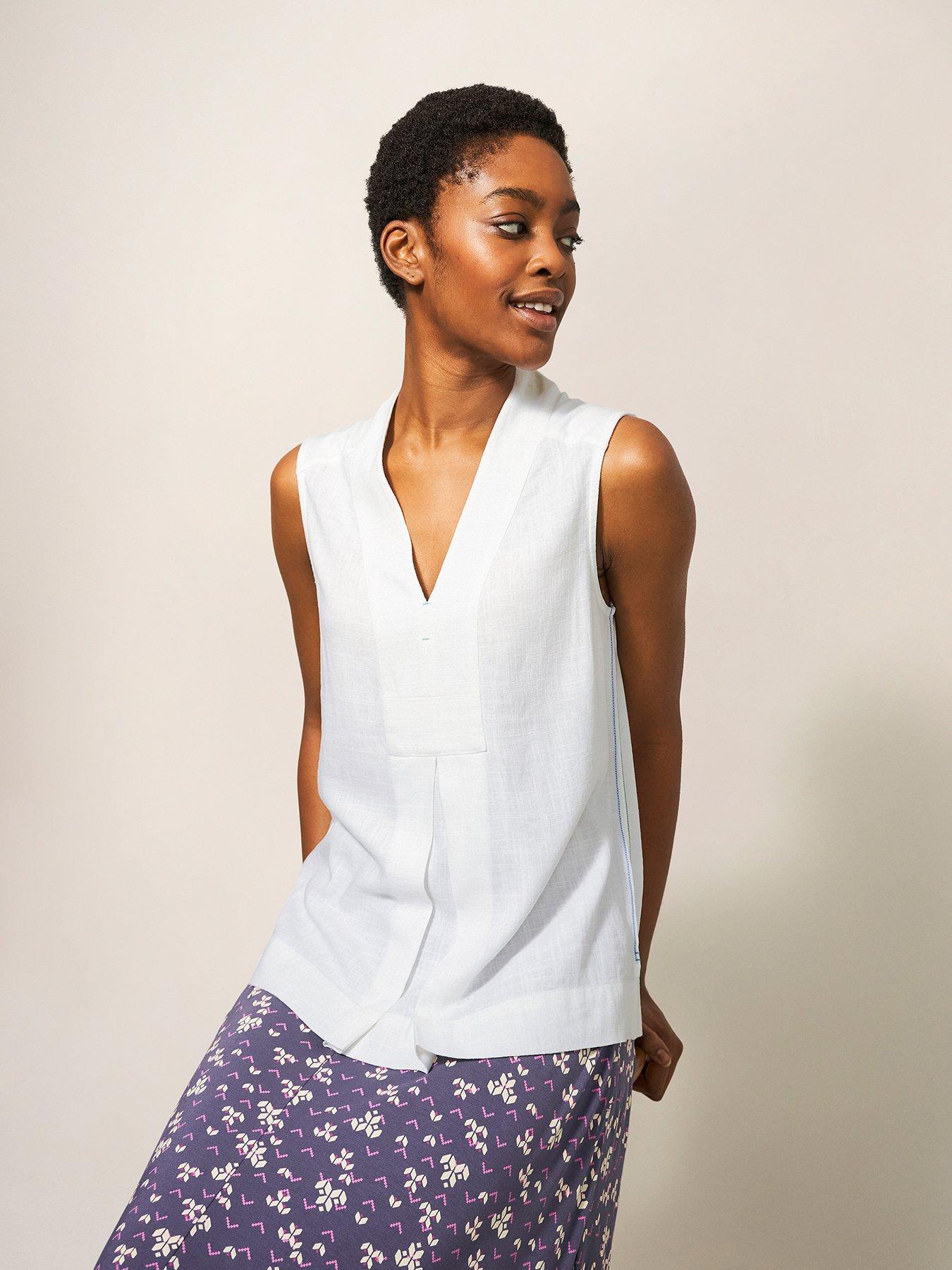 undefined Celia Shirt- White