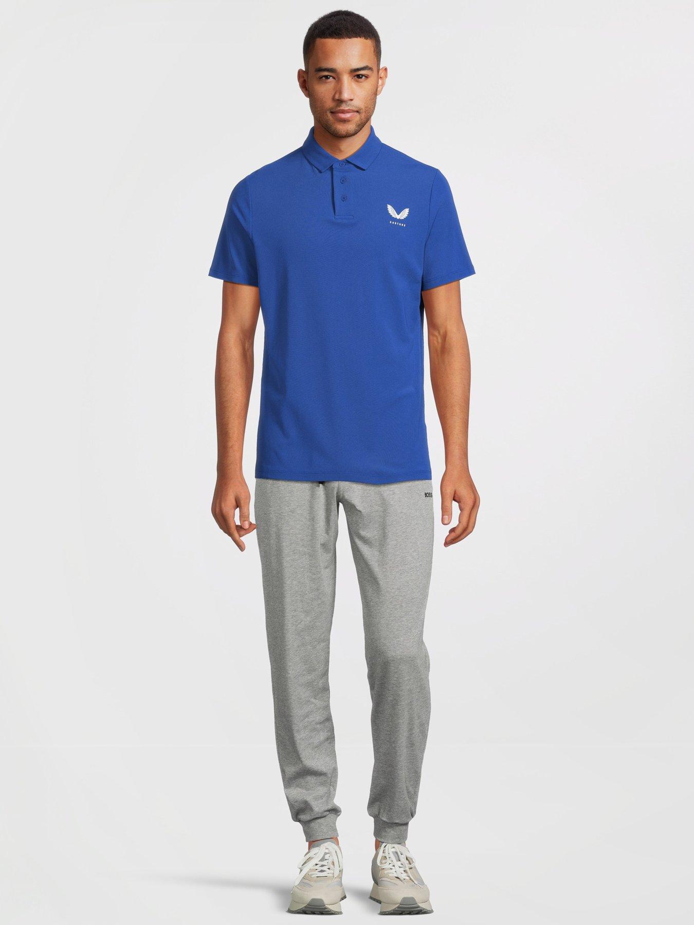 Image 3 of 5 of Castore Mens Golf Essential Polo - Blue