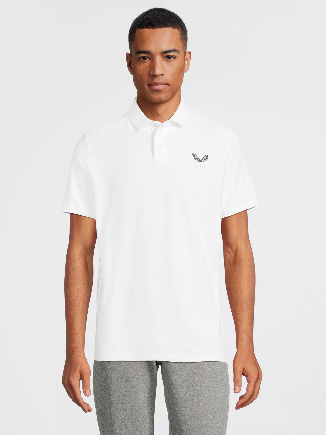 Image 1 of 5 of Castore Mens Golf Essentialpolo - White