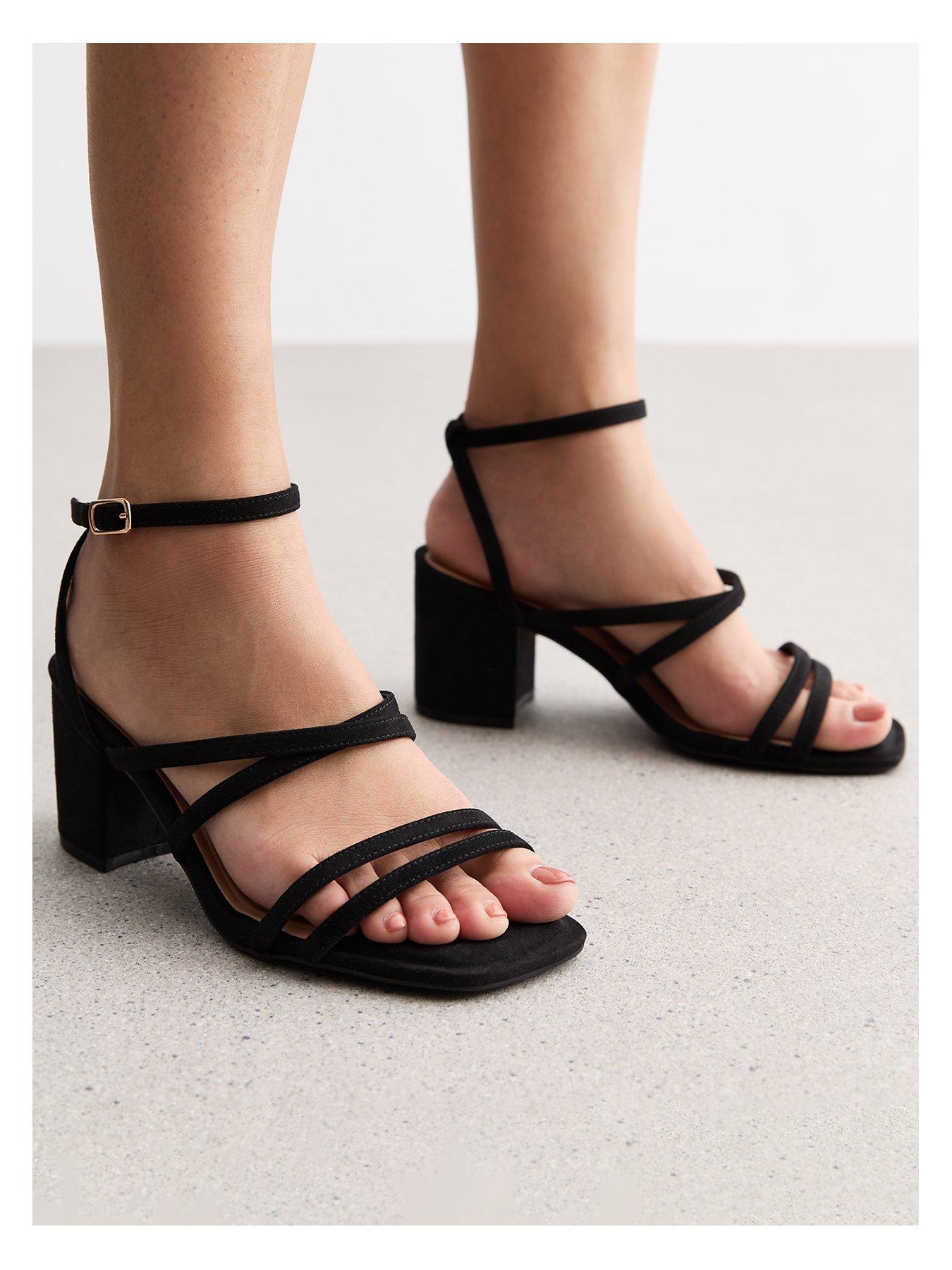 Block heel sandals for wide feet best sale