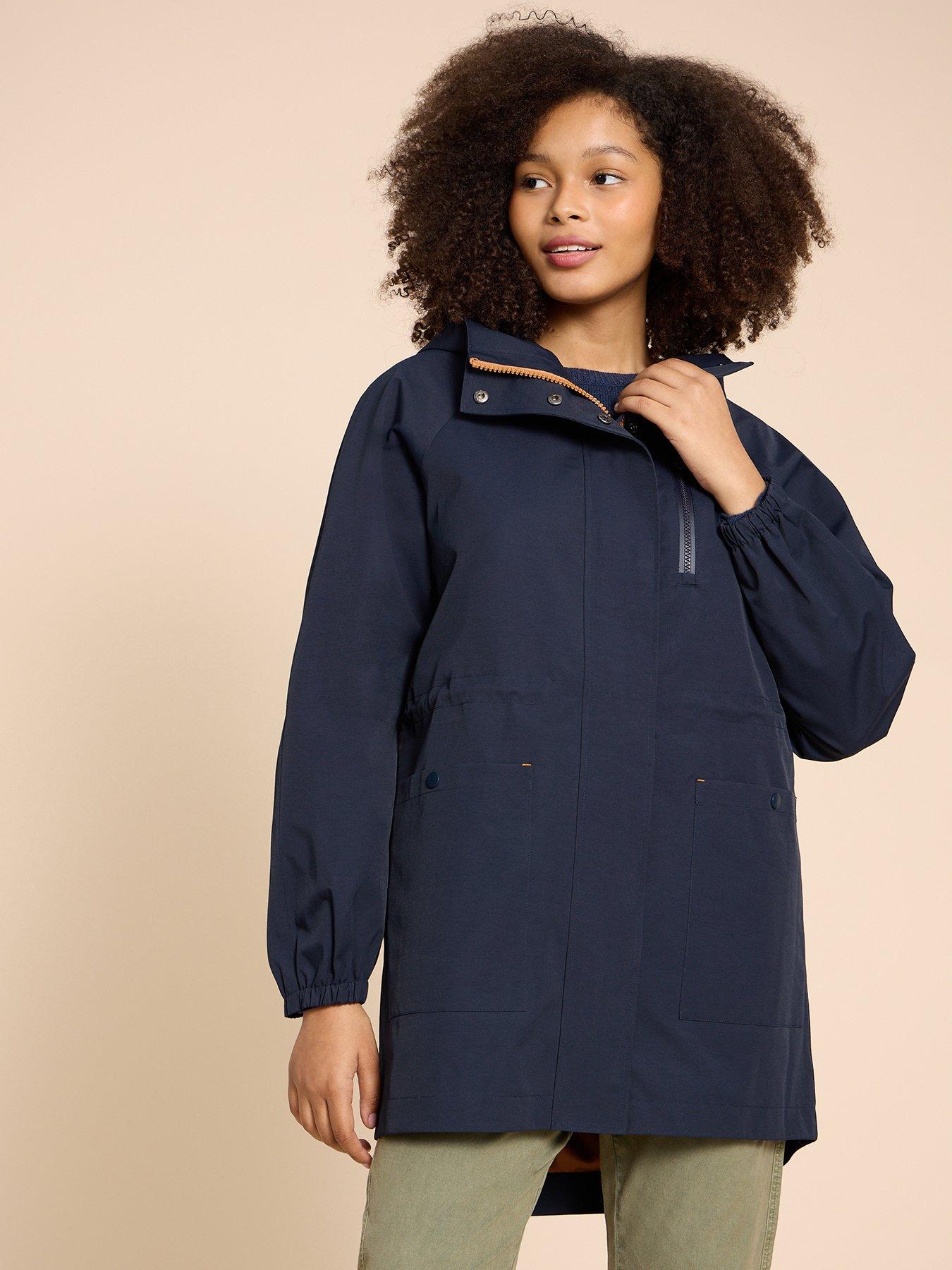 White Stuff Zoe Waterproof Coat Navy very